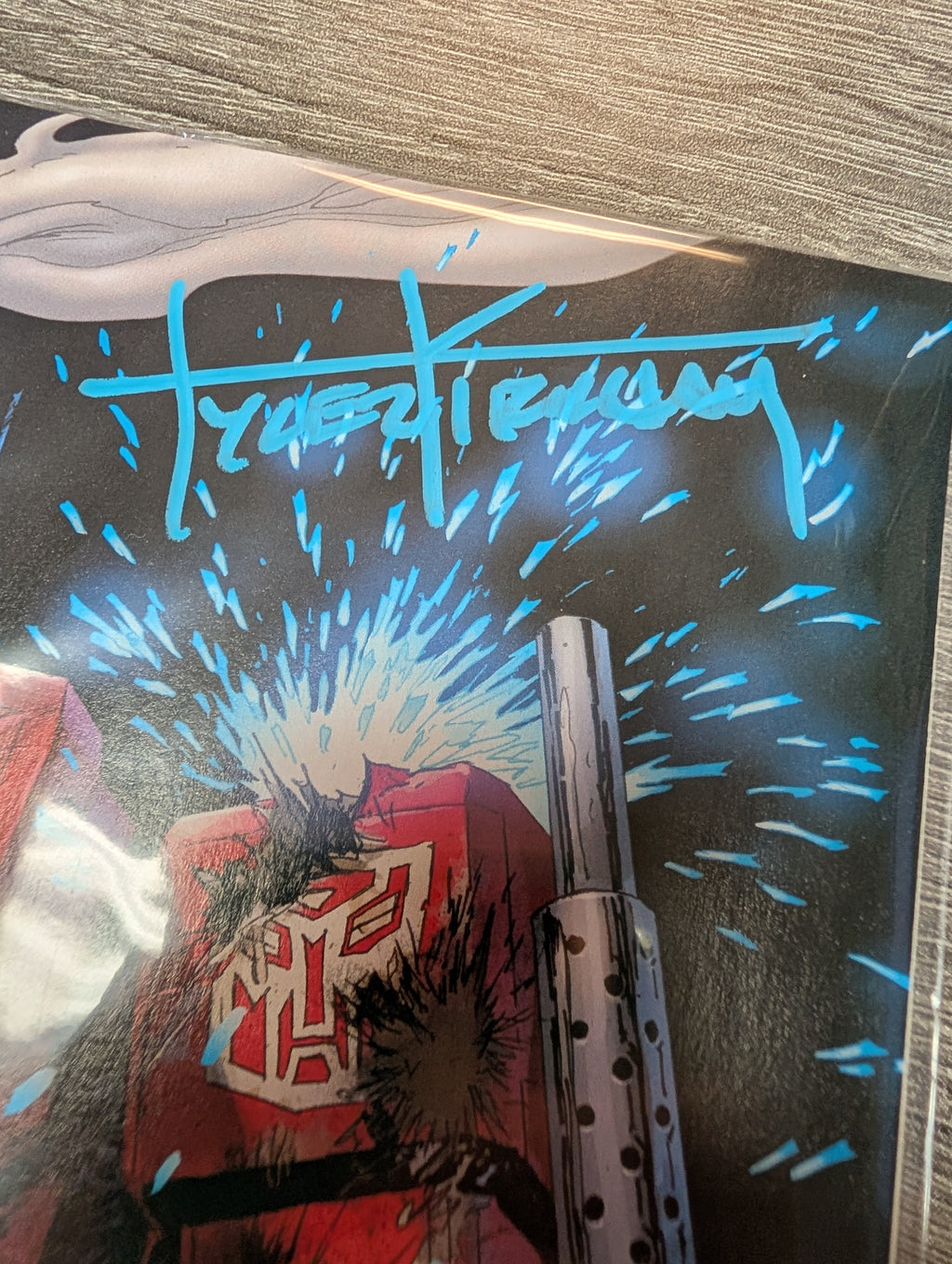 Transformers #10 Signed Tyler Kirkham MegaCon 2026 Exclusive Battle Damaged Virgin Variant – Image Comics
