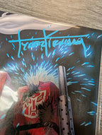 Transformers #10 Signed Tyler Kirkham MegaCon 2026 Exclusive Battle Damaged Virgin Variant – Image Comics