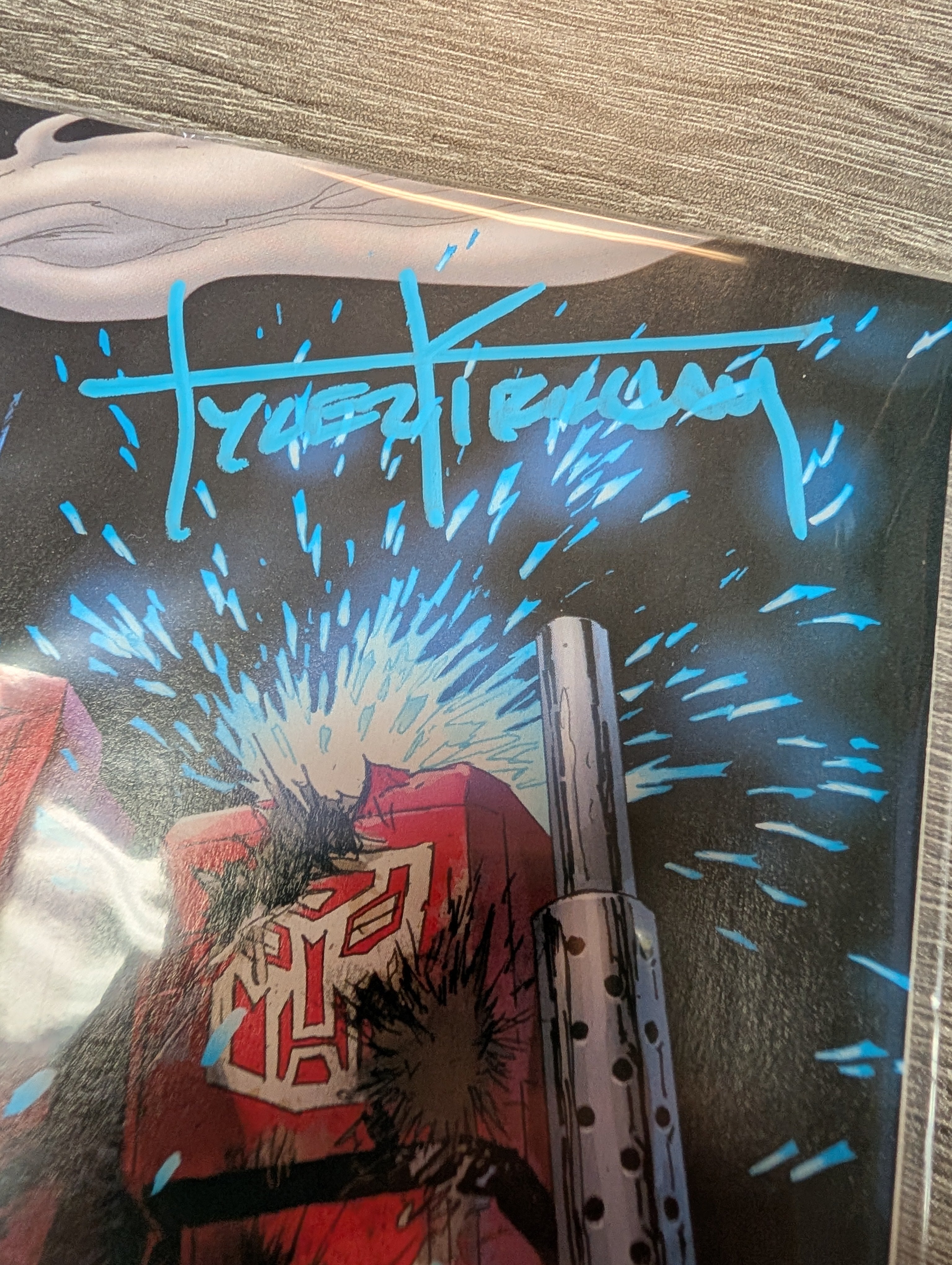 Transformers #10 Signed Tyler Kirkham MegaCon 2026 Exclusive Battle Damaged Virgin Variant – Image Comics