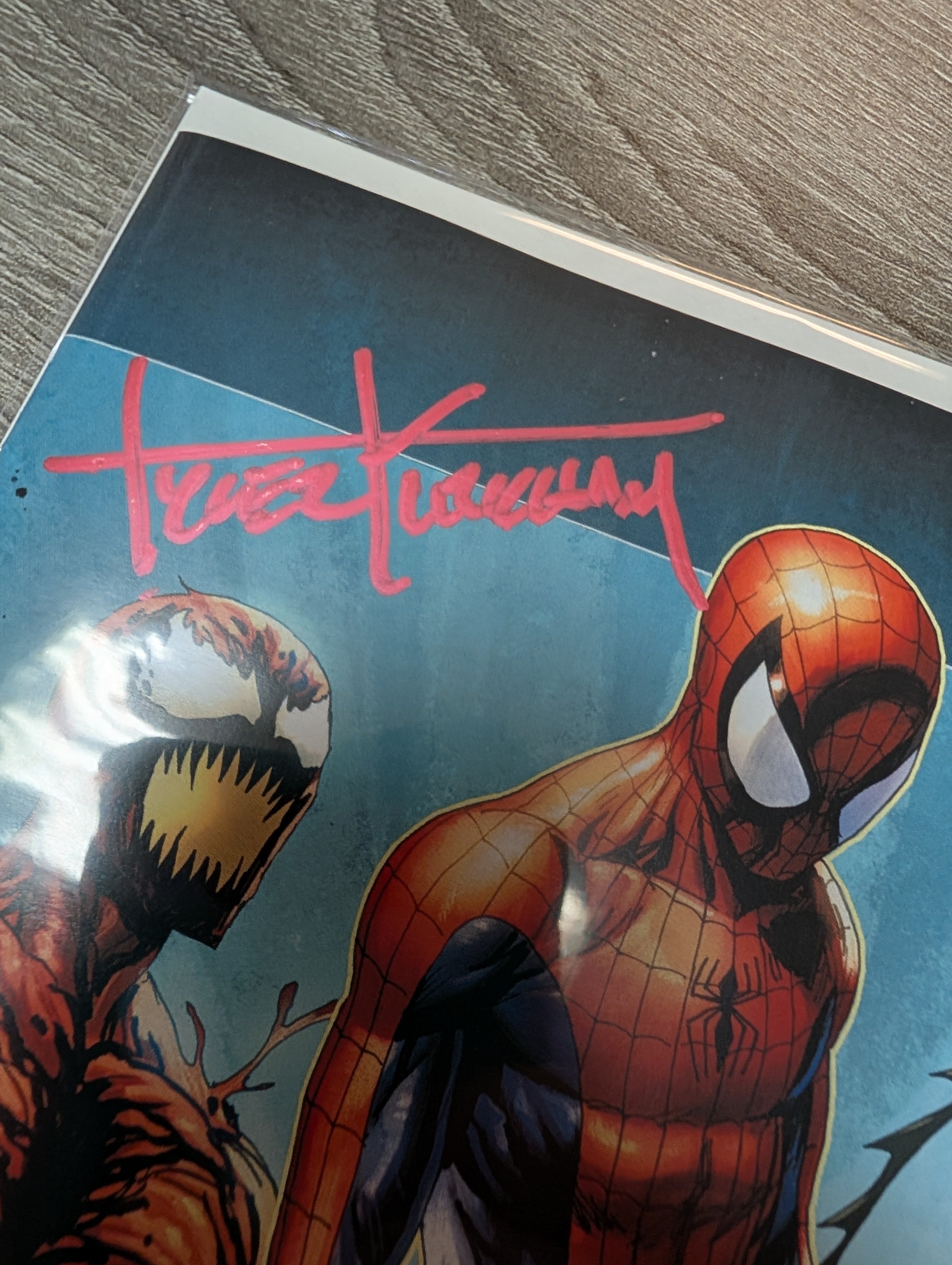 Amazing Spider-Man: Venom Death Spiral #1 Signed Tyler Kirkham 616 Virgin Variant B Ltd 1000 – Marvel Comics
