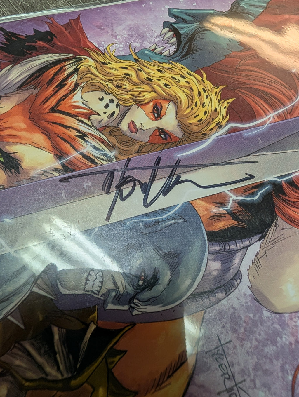 Thundercats #6 Signed Tyler Kirkham CVR B – Limited Edition SDCC Exclusive – Dynamite Entertainment