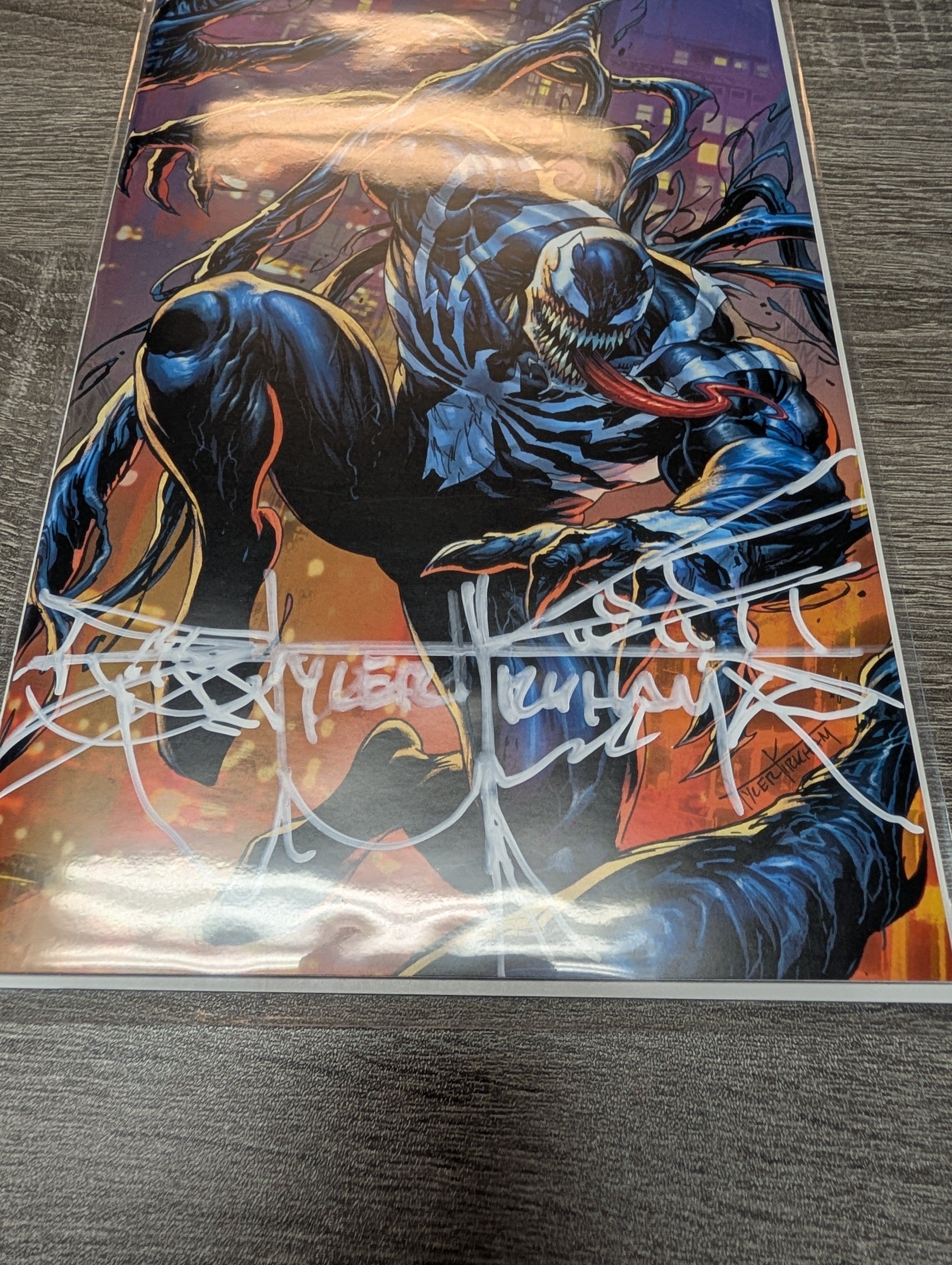 Ultimate Spider-Man #24 Signed Tyler Kirkham Web Remarque – Marvel Comics