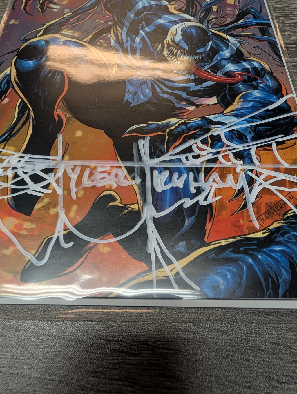 Ultimate Spider-Man #24 Signed Tyler Kirkham Web Remarque – Marvel Comics
