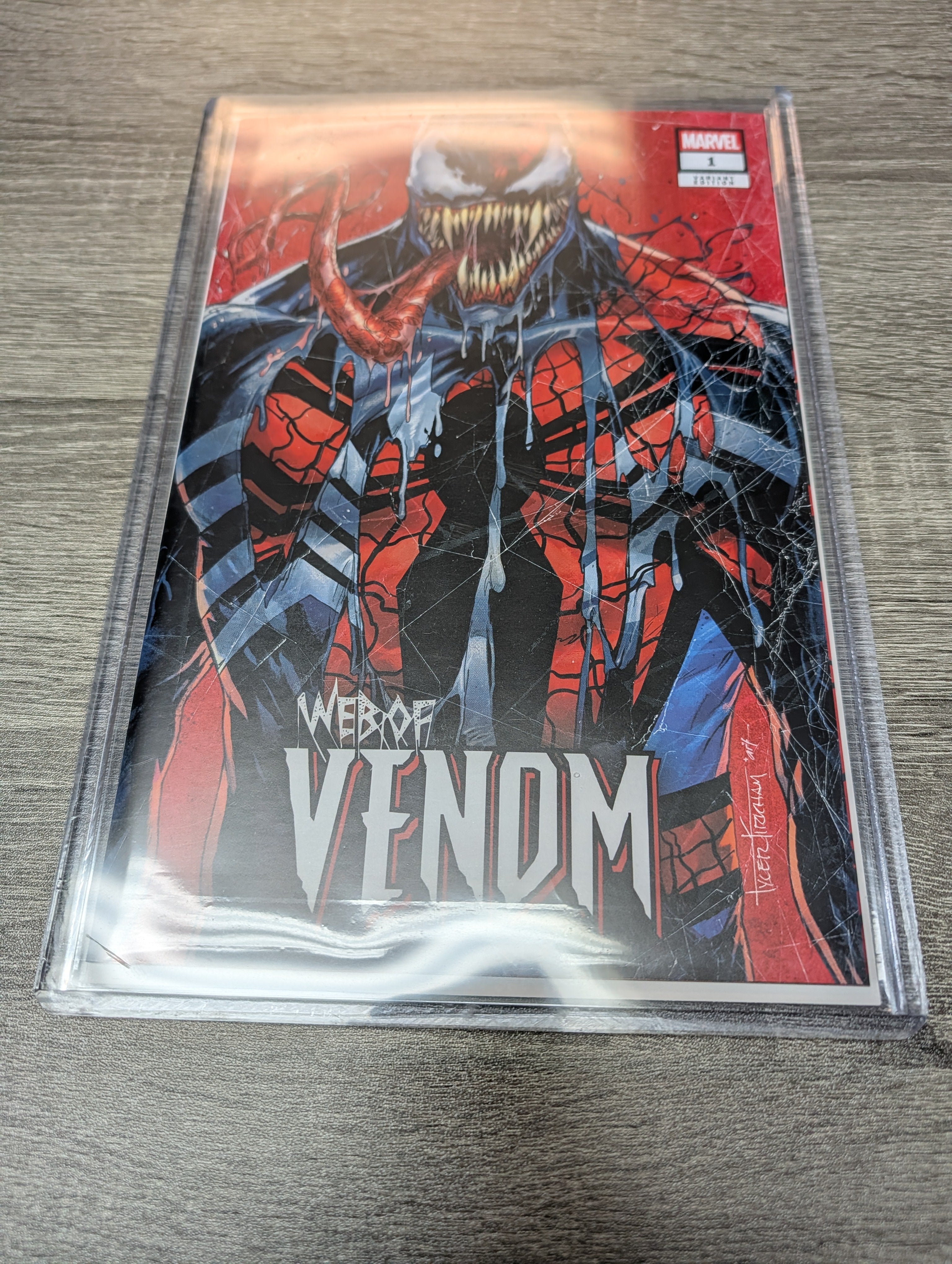 Web of Venom #1 Signed by Tyler Kirkham