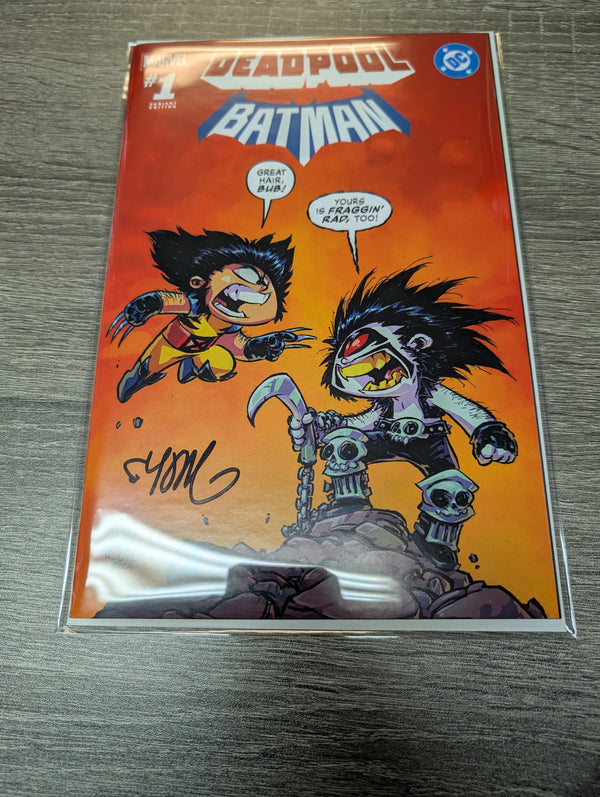 Deadpool / Batman #1 EXCLUSIVE Signed Skottie Young