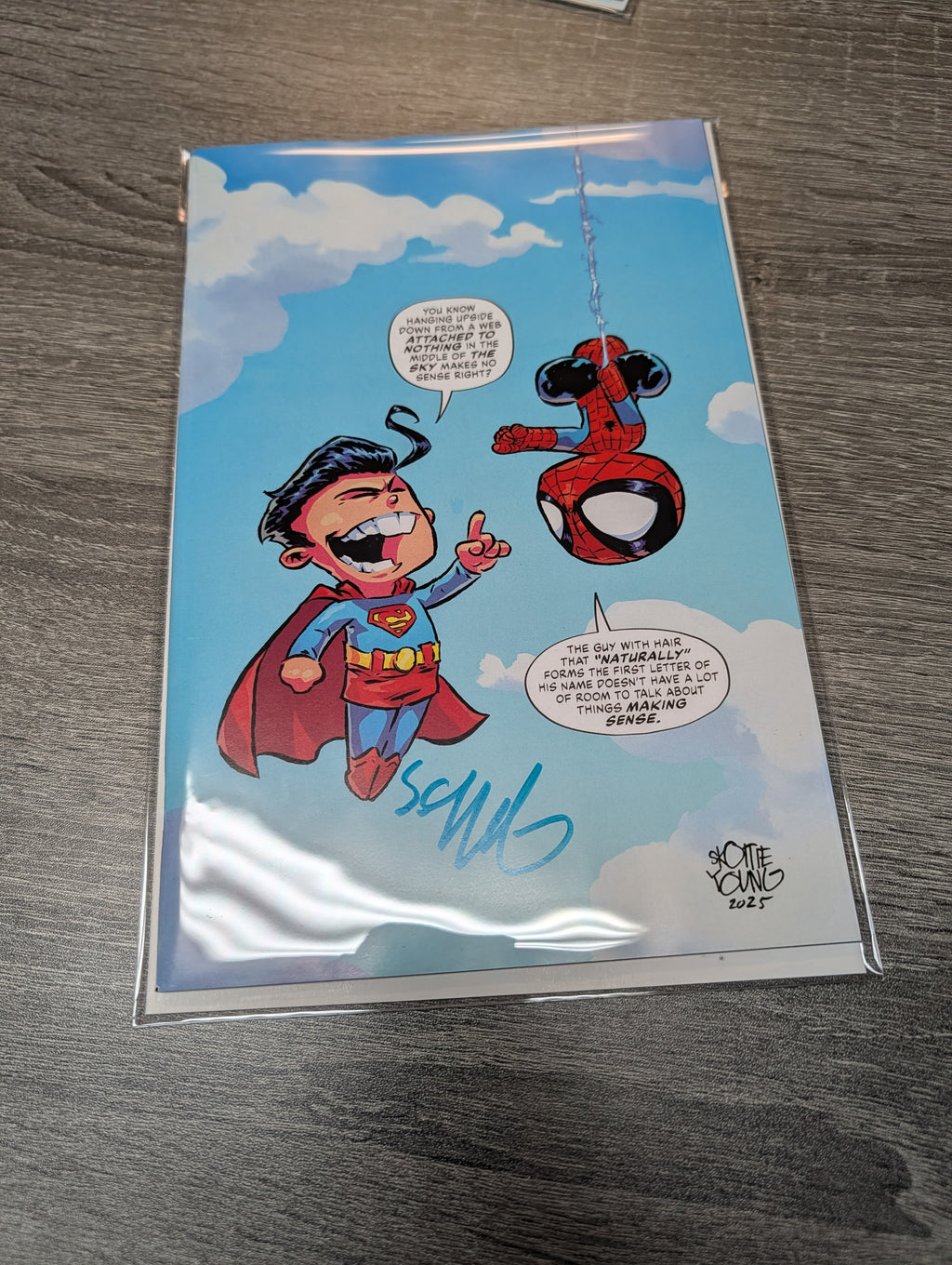 Spider-Man / Superman #1 Signed Skottie Young