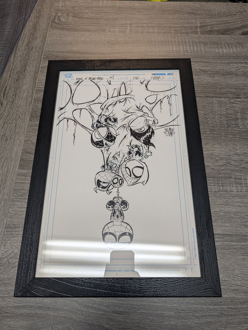 Skottie Young Signed UnORIGINAL ART! Spider-Verse