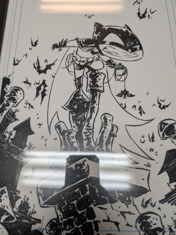 Skottie Young Signed UnORIGINAL ART! Batman Off World #1