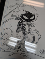 Skottie Young Signed UnORIGINAL ART! Ghost Rider