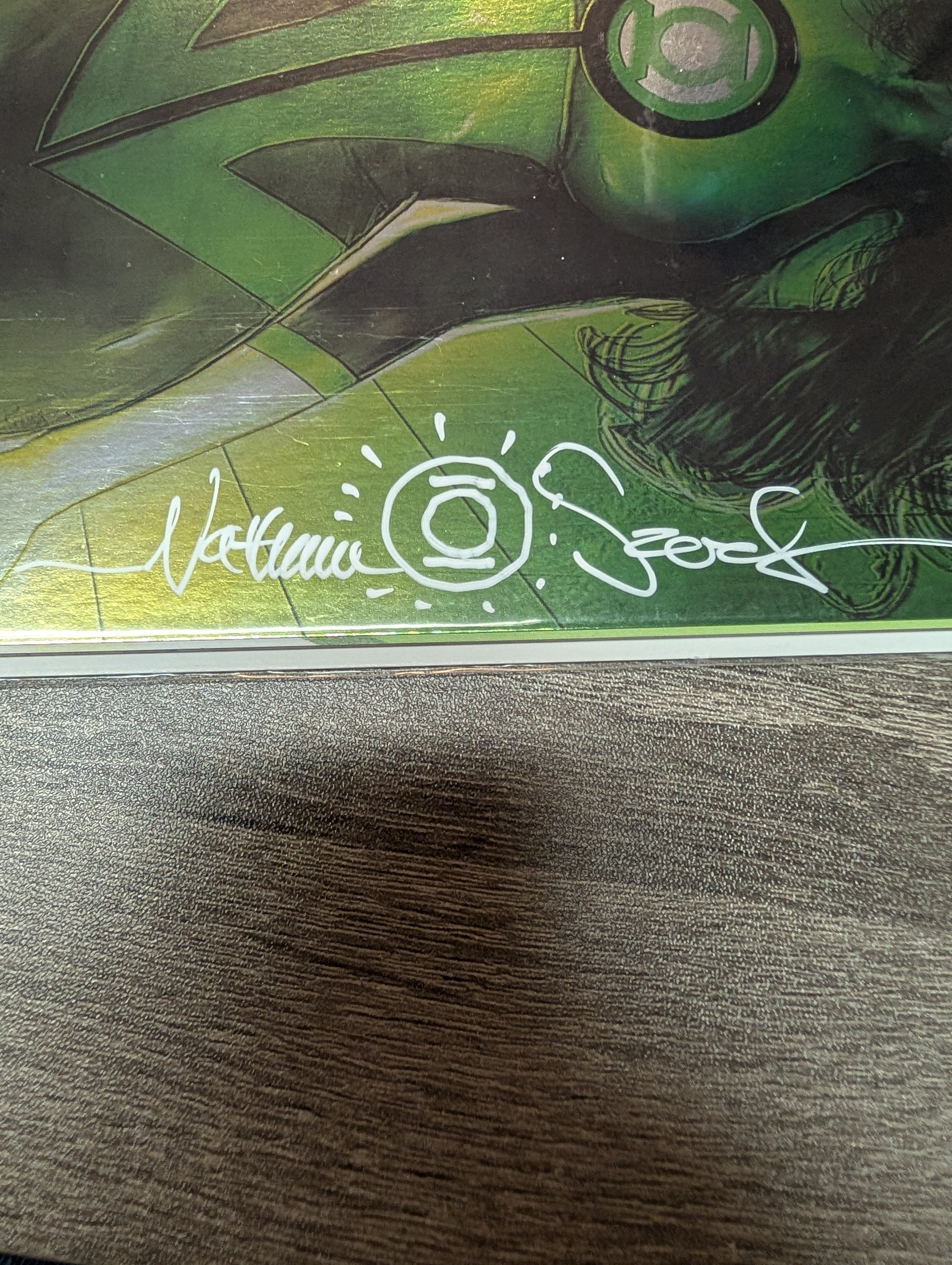 Green Lantern Corps #1 SIGNED by Nathan Szerdy FOIL Variant DC Comics
