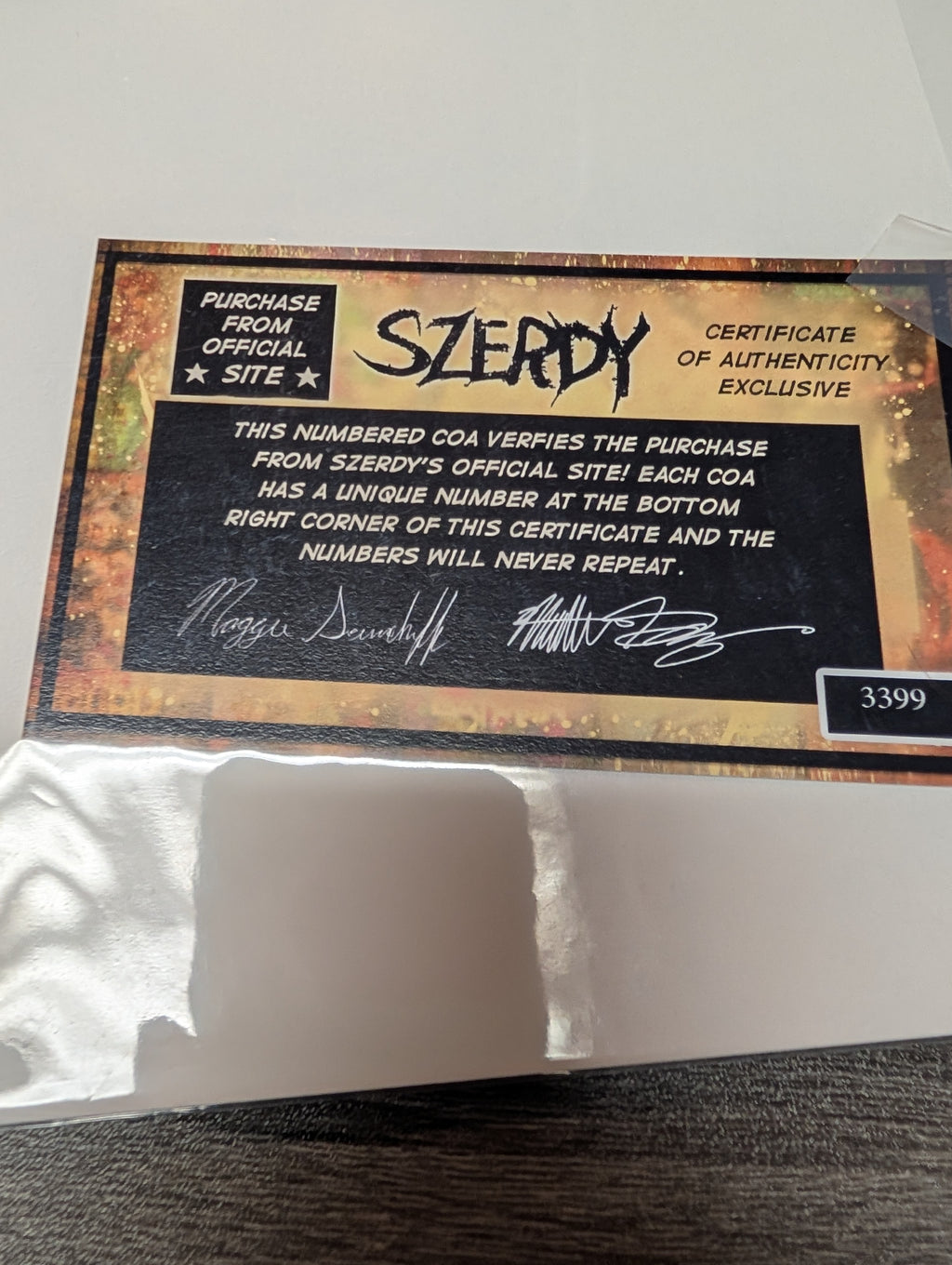 Penguin #1 SIGNED by Nathan Szerdy Harley Quinn DC Comics
