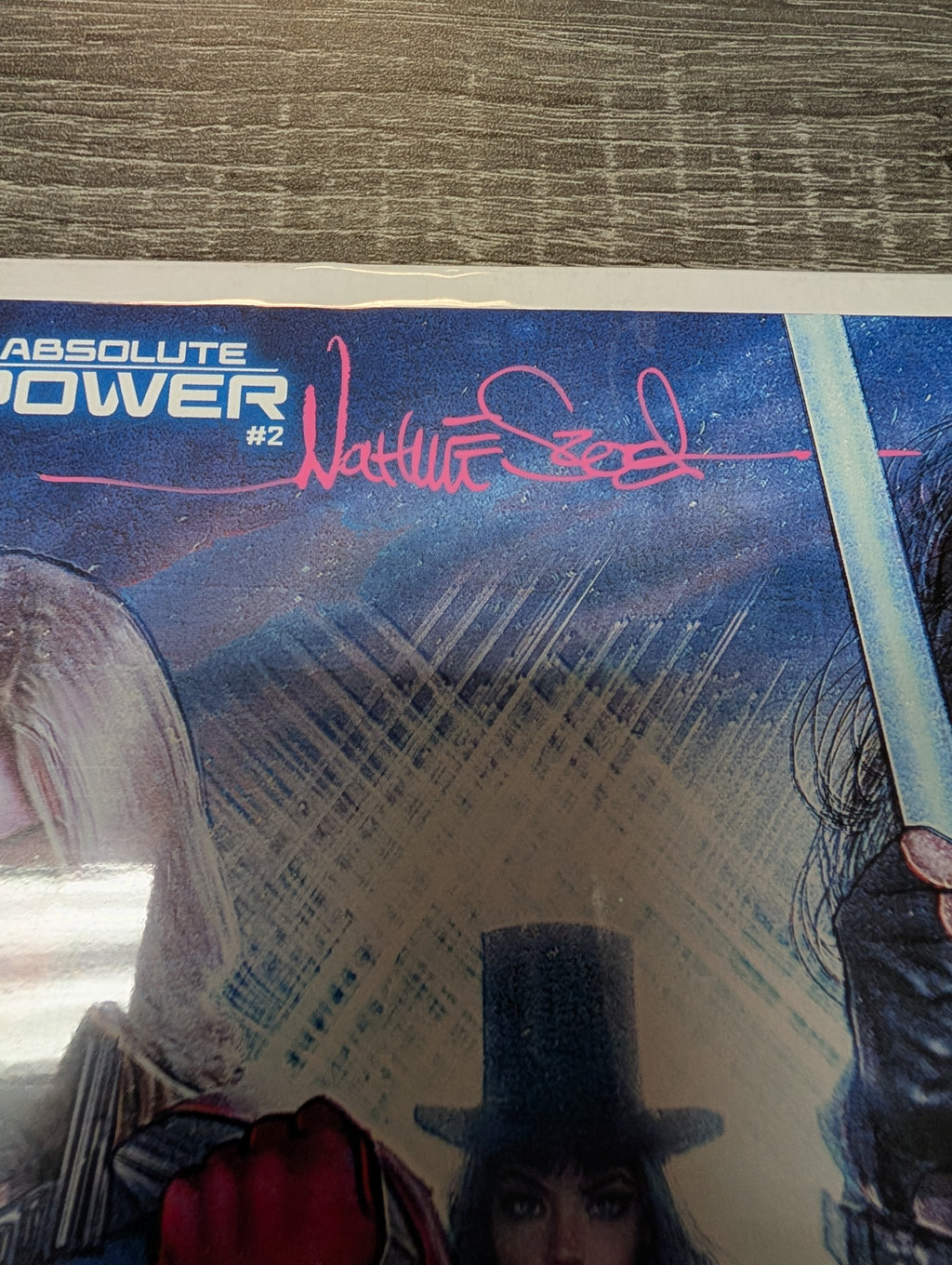 Absolute Power #2 SIGNED by Nathan Szerdy Wonder Woman Supergirl Zatanna