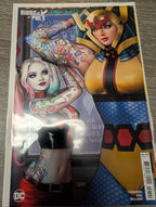 Birds of Prey #7 SIGNED by Nathan Szerdy Cardstock Harley Quinn Tattoo Variant DC Comics