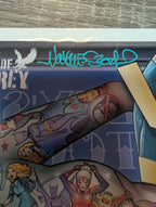 Birds of Prey #7 SIGNED by Nathan Szerdy Cardstock Harley Quinn Tattoo Variant DC Comics