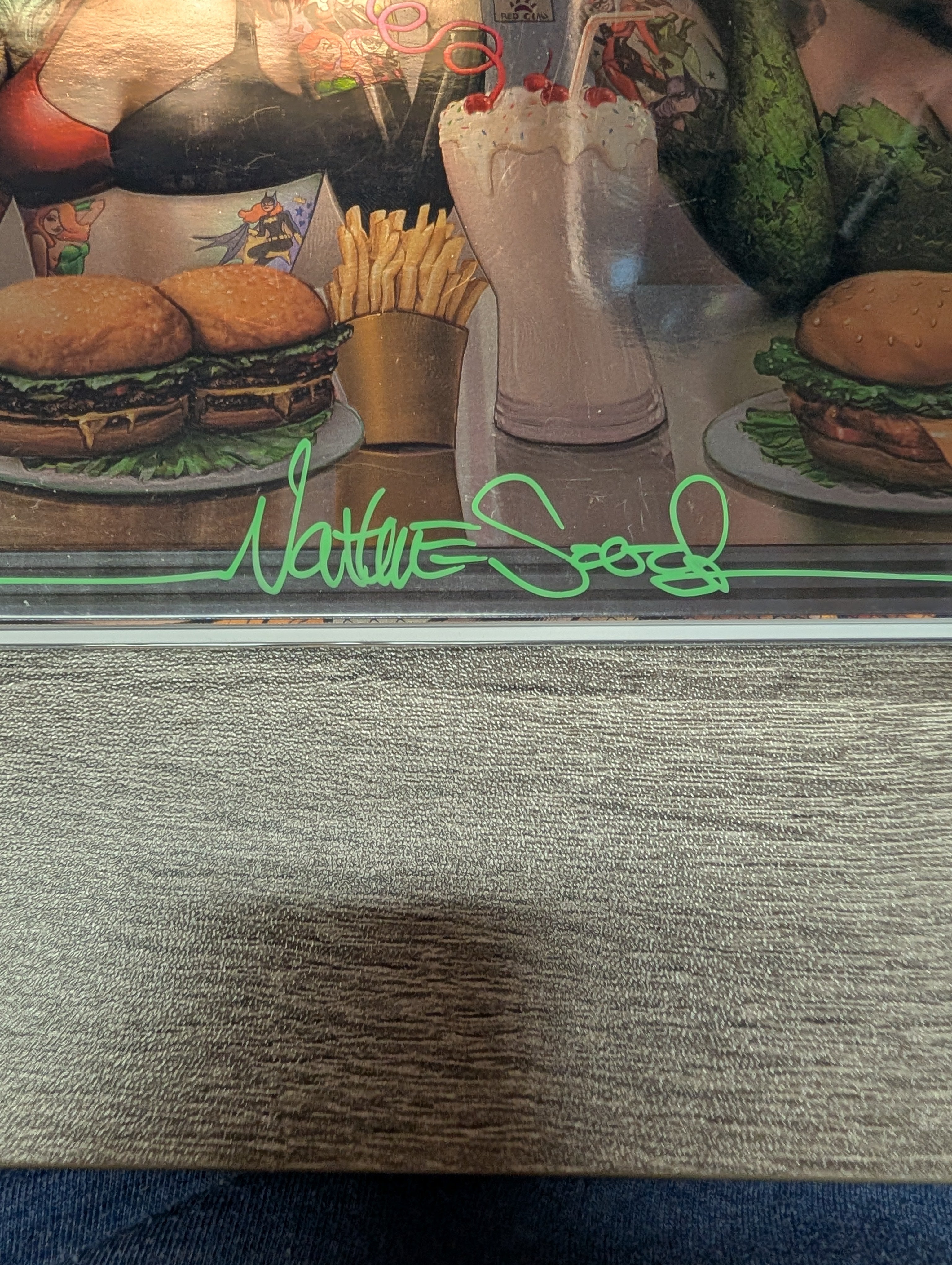 Harley Quinn #49 Diner FOIL Variant SIGNED by Nathan Szerdy Calgary Comic Expo Exclusive