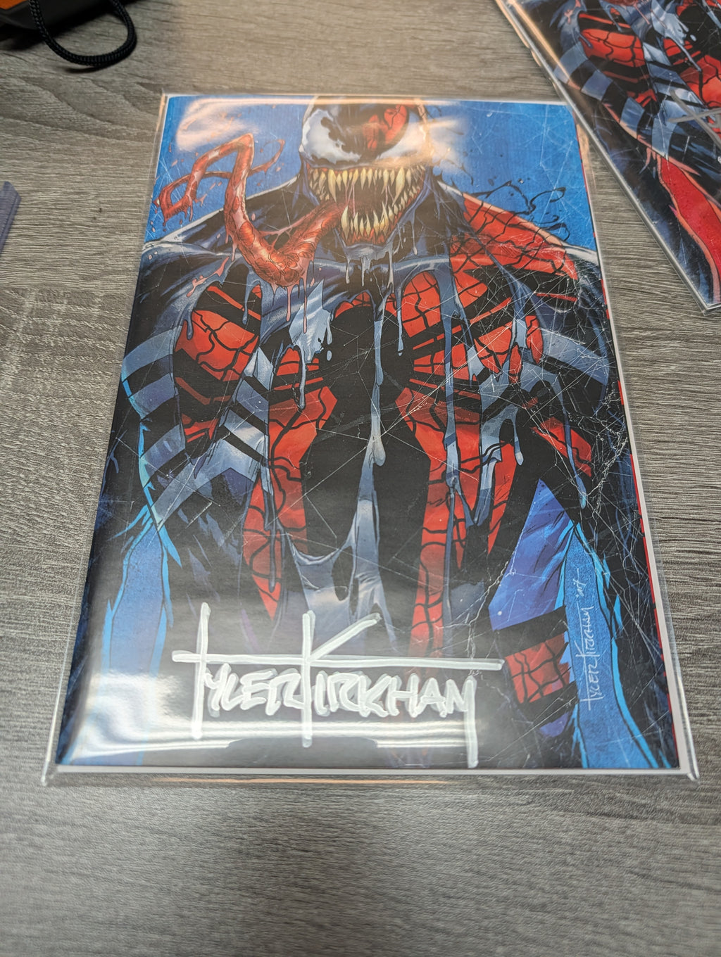 Web of Venom #1 Tyler Kirkham Artist Signature