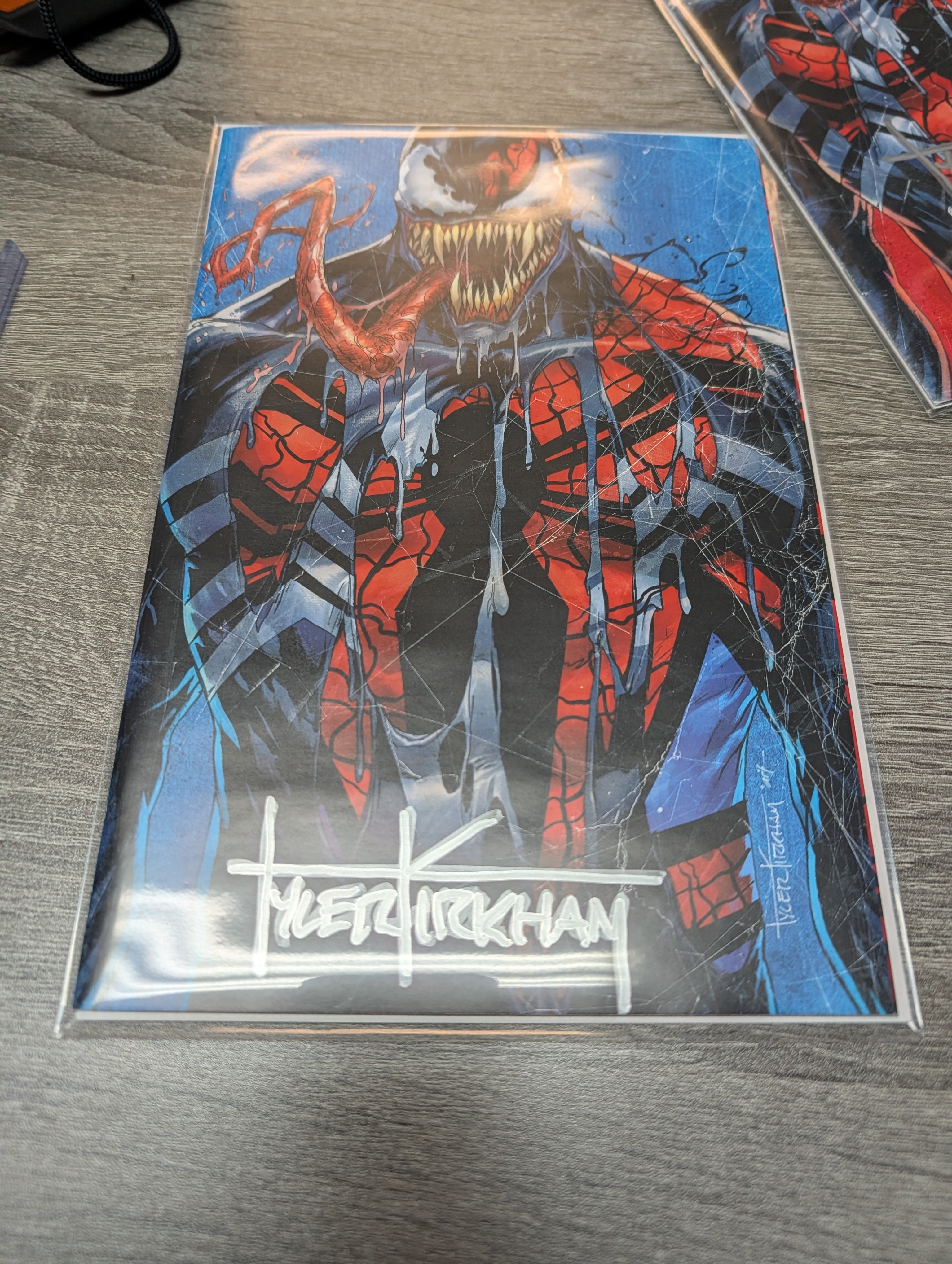 Web of Venom #1 Tyler Kirkham Artist Signature