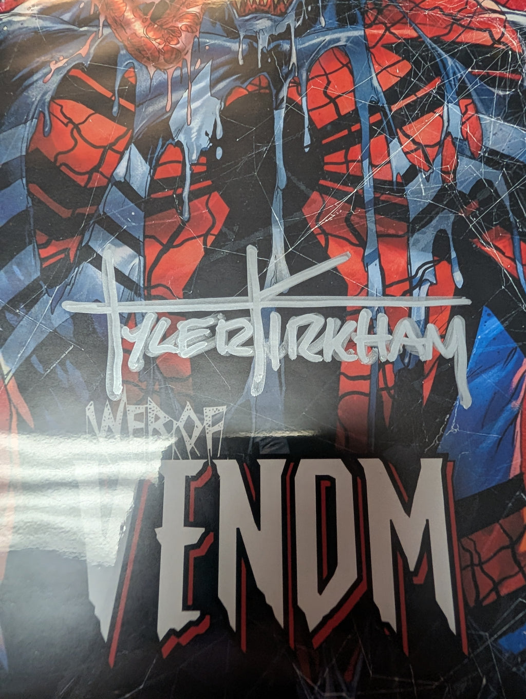 Web of Venom #1 Tyler Kirkham Artist Signature