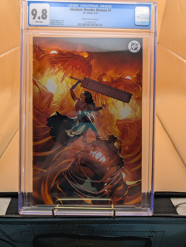 Absolute Wonder Woman #4 CVR E 1:50 Mattia De Iulis Card Stock CGC 9.8 Ratio Variant