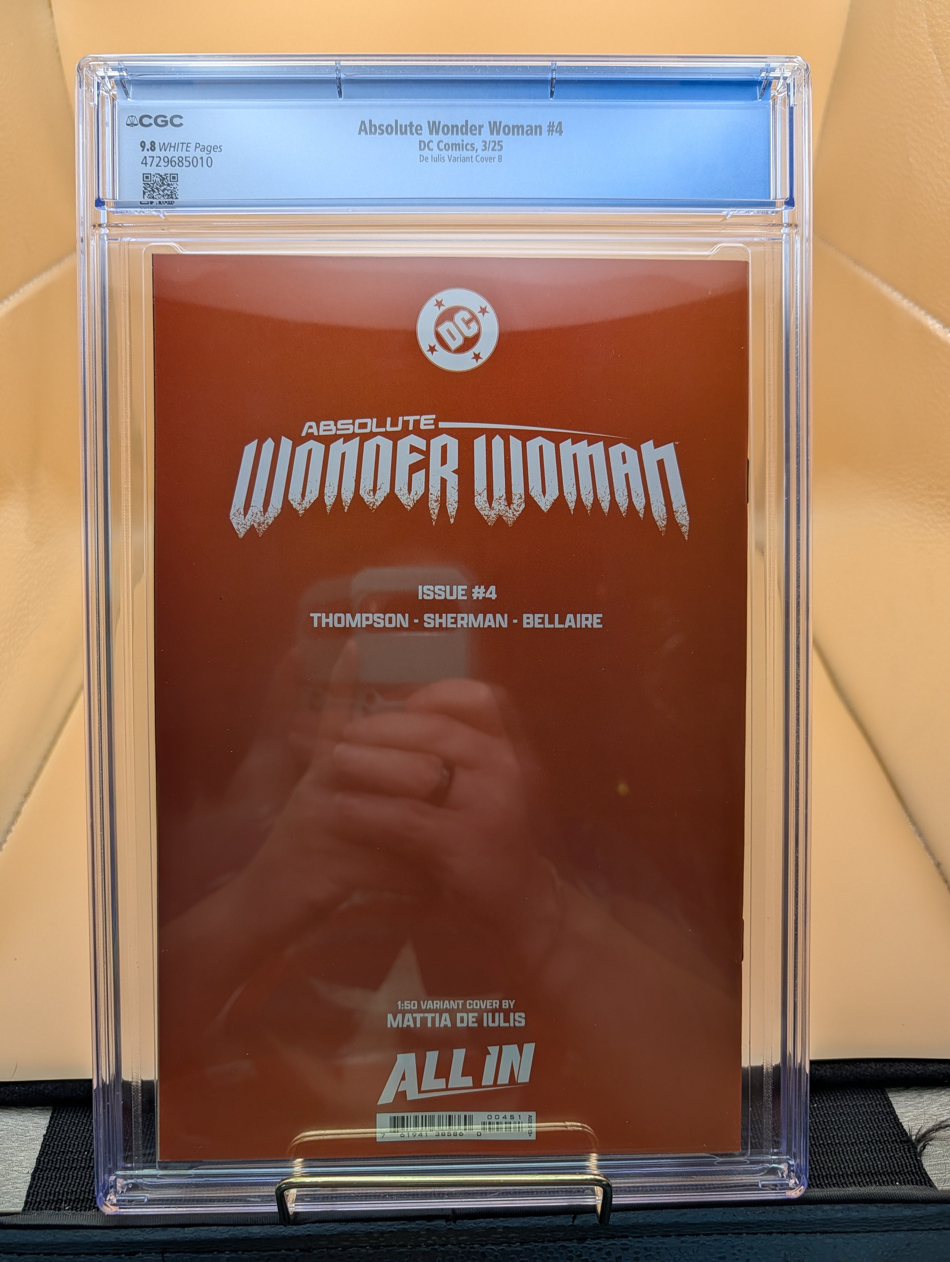 Absolute Wonder Woman #4 CVR E 1:50 Mattia De Iulis Card Stock CGC 9.8 Ratio Variant