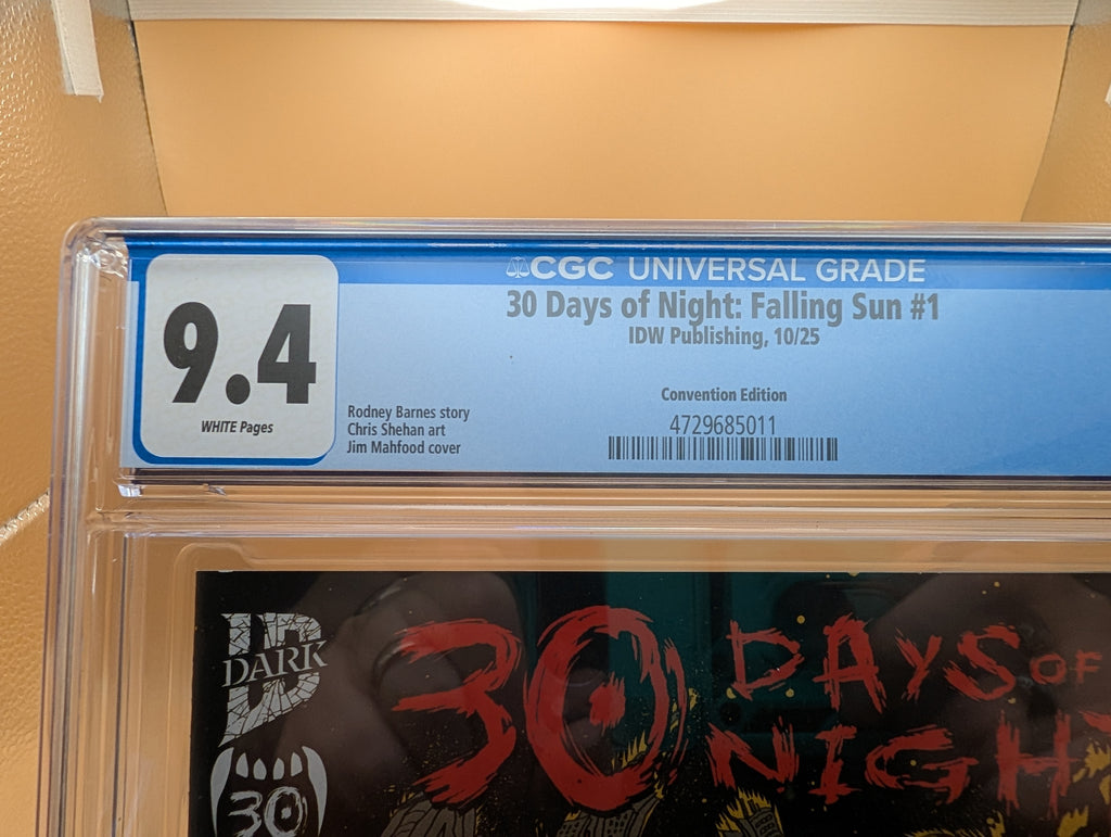 30 Days of Night: Falling Sun #1 - NYCC Exclusive CGC 9.4 Trade