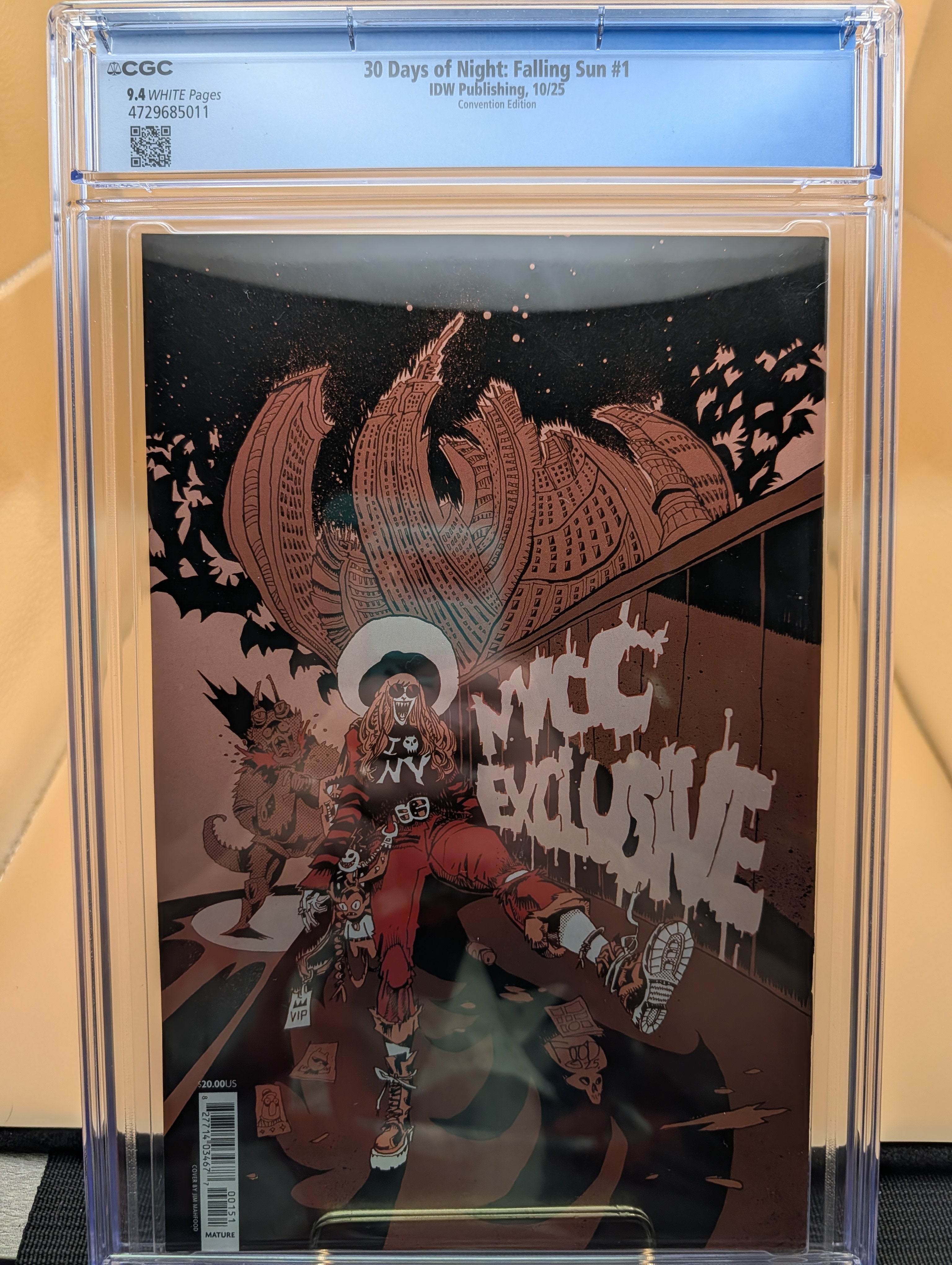 30 Days of Night: Falling Sun #1 - NYCC Exclusive CGC 9.4 Trade