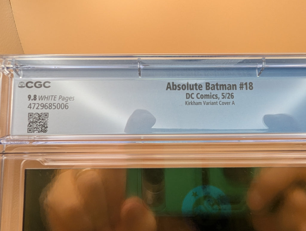 Absolute Batman #18 Tyler Kirkham Gold Foil CGC Graded 9.8