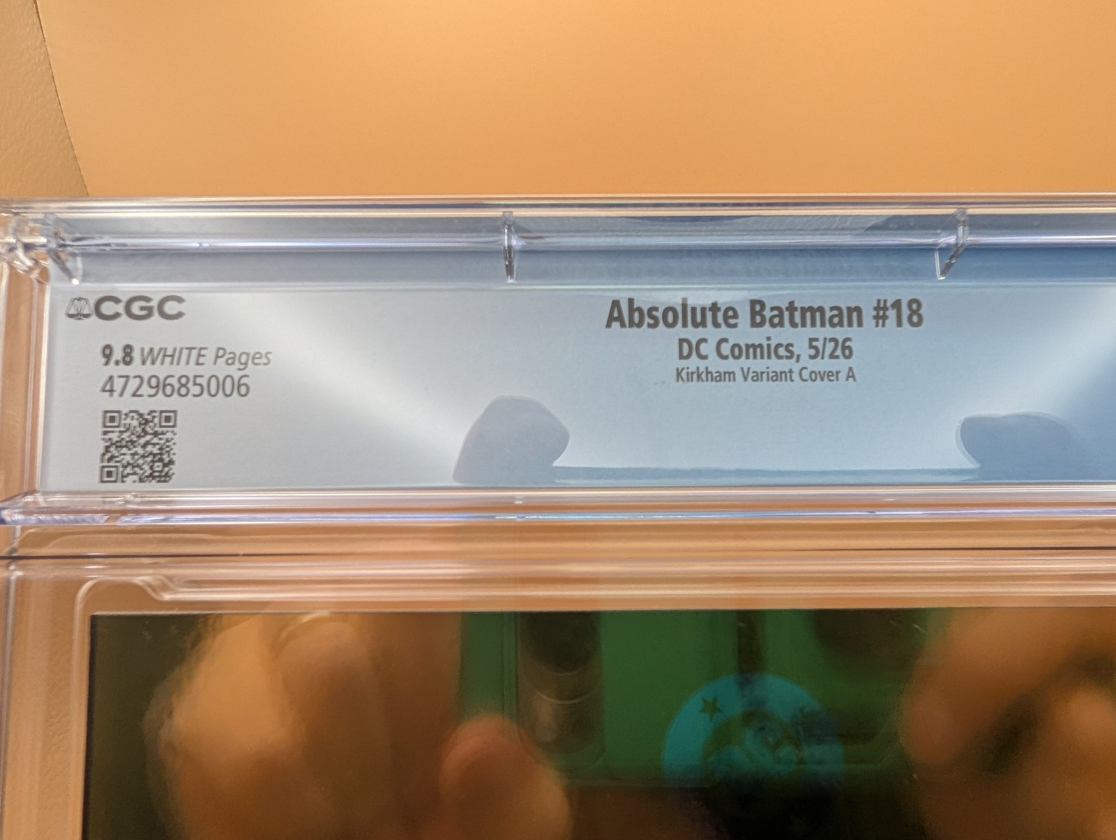 Absolute Batman #18 Tyler Kirkham Gold Foil CGC Graded 9.8