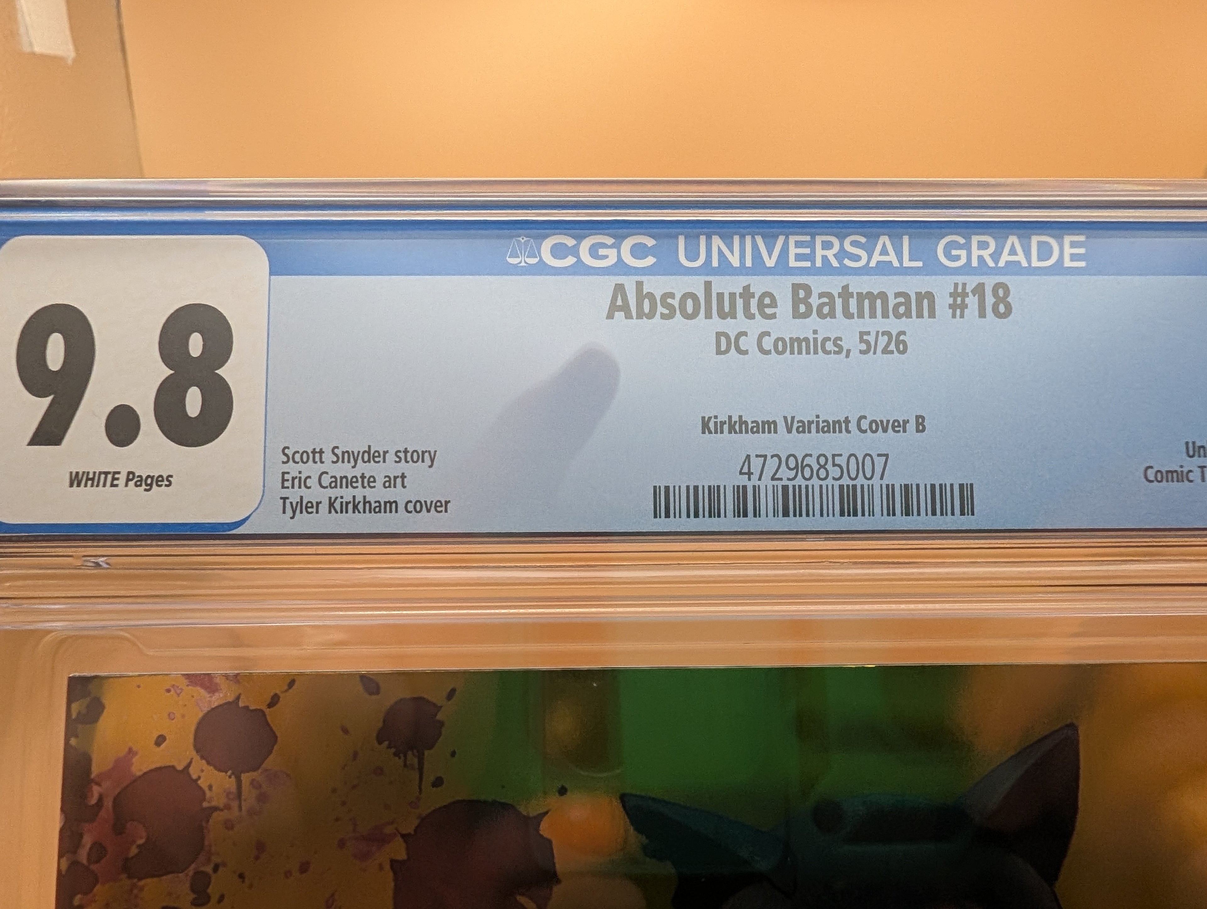 Absolute Batman #18 Absolute Catwoman Tyler Kirkham Gold Foil CGC Graded 9.8