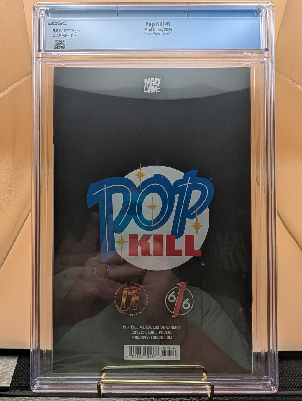Pop Kill #1 2025 Mad Cave Poulat Variant Cover A CGC Graded 9.8