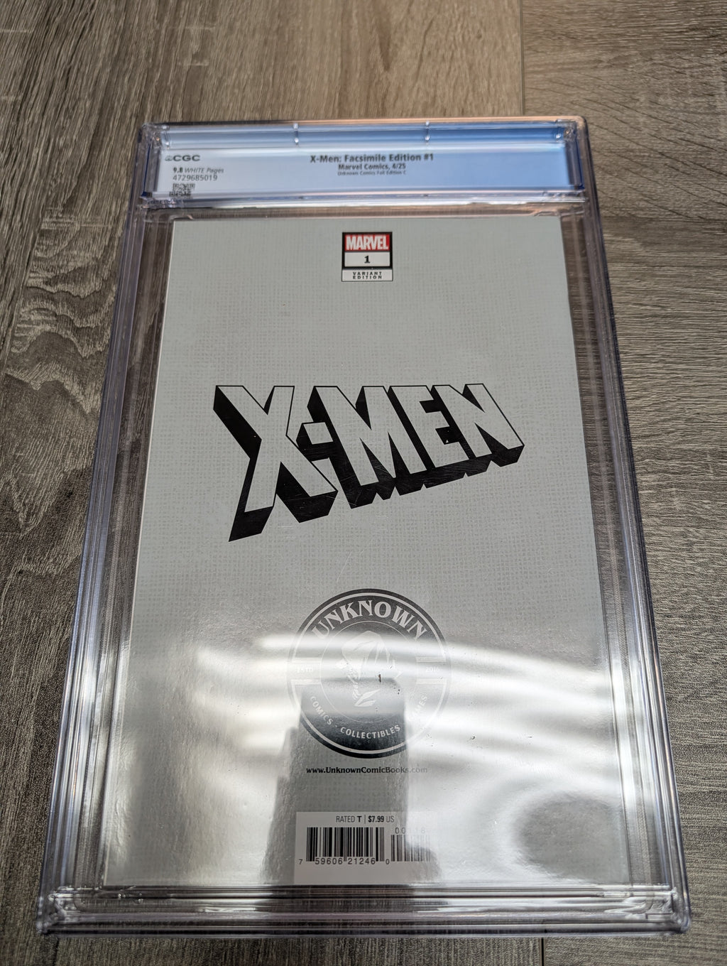 4 PACK Limited Edition! FOIL X-Men 1991 #1 Facsimile Edition Unknown Comics Jim Lee Exclusive Connecting Cover PREMIUM Variant CGC Graded