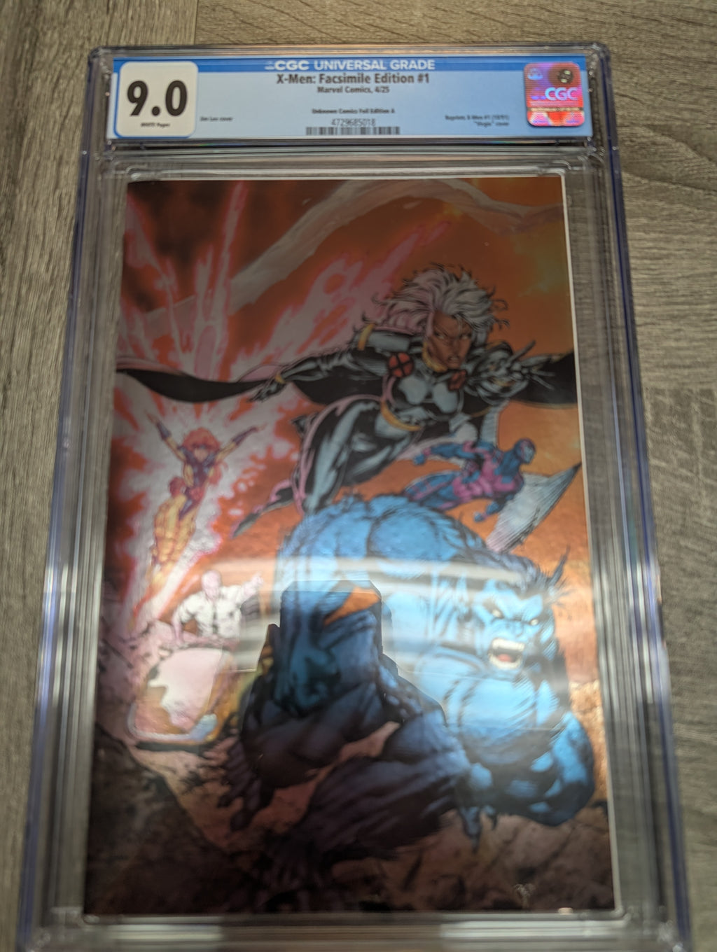 4 PACK Limited Edition! FOIL X-Men 1991 #1 Facsimile Edition Unknown Comics Jim Lee Exclusive Connecting Cover PREMIUM Variant CGC Graded