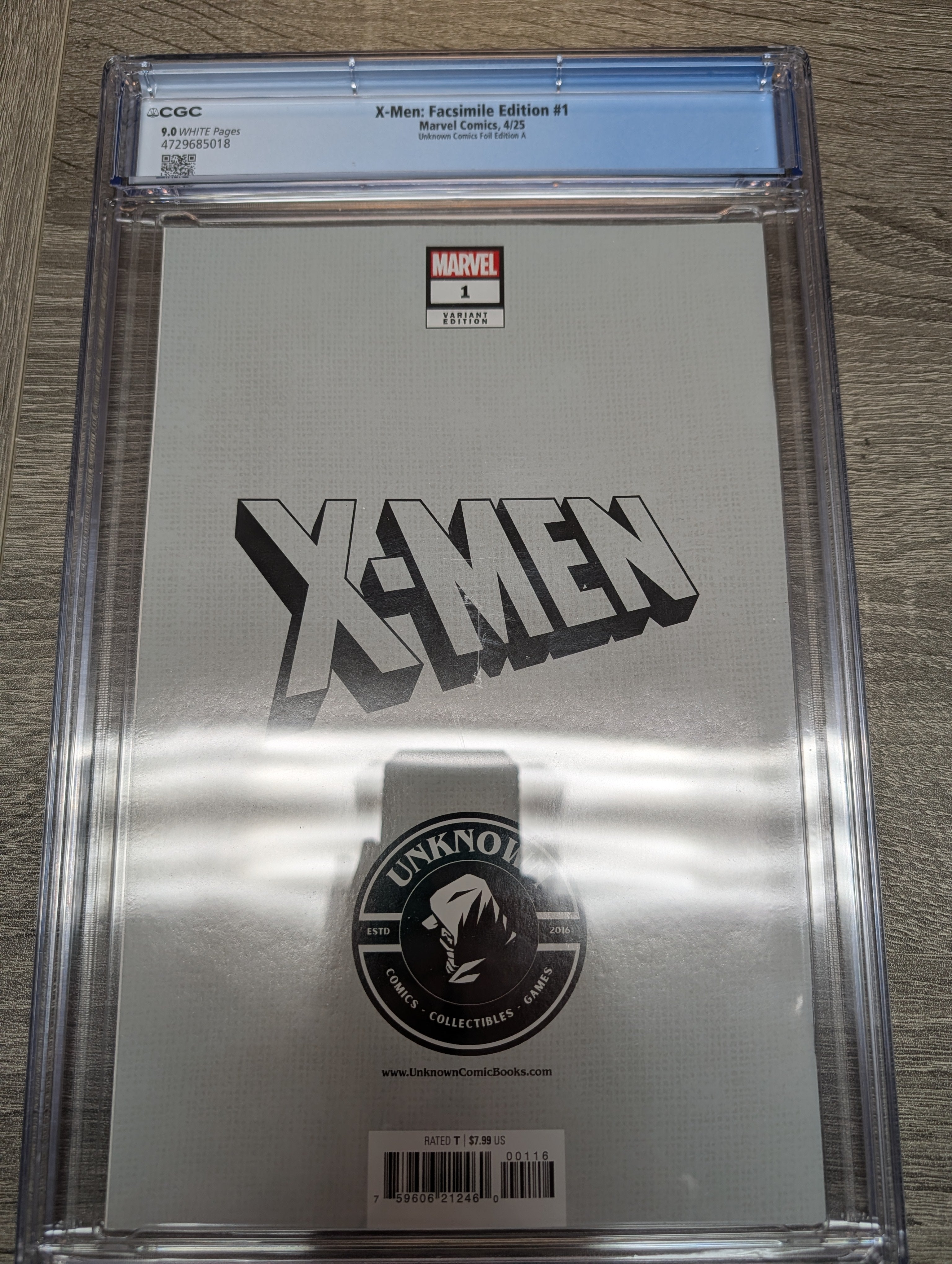 4 PACK Limited Edition! FOIL X-Men 1991 #1 Facsimile Edition Unknown Comics Jim Lee Exclusive Connecting Cover PREMIUM Variant CGC Graded