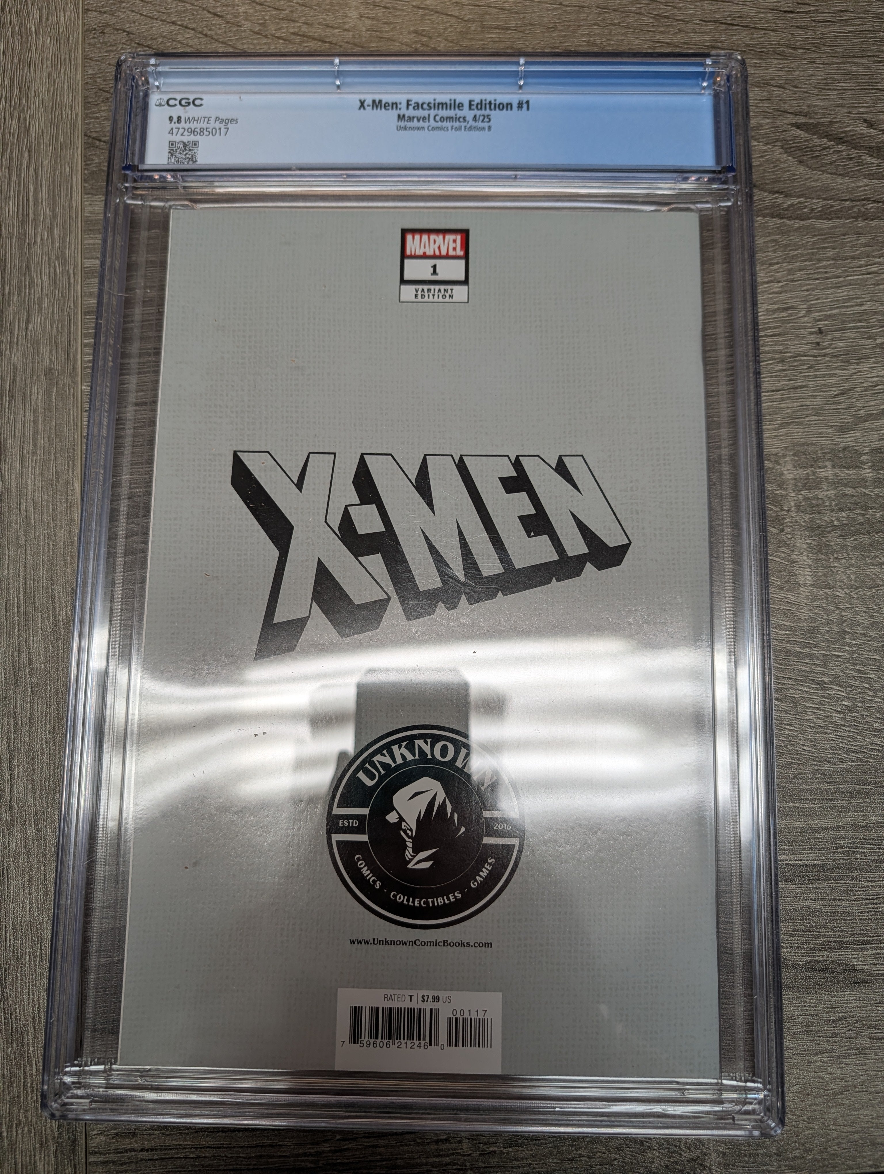4 PACK Limited Edition! FOIL X-Men 1991 #1 Facsimile Edition Unknown Comics Jim Lee Exclusive Connecting Cover PREMIUM Variant CGC Graded