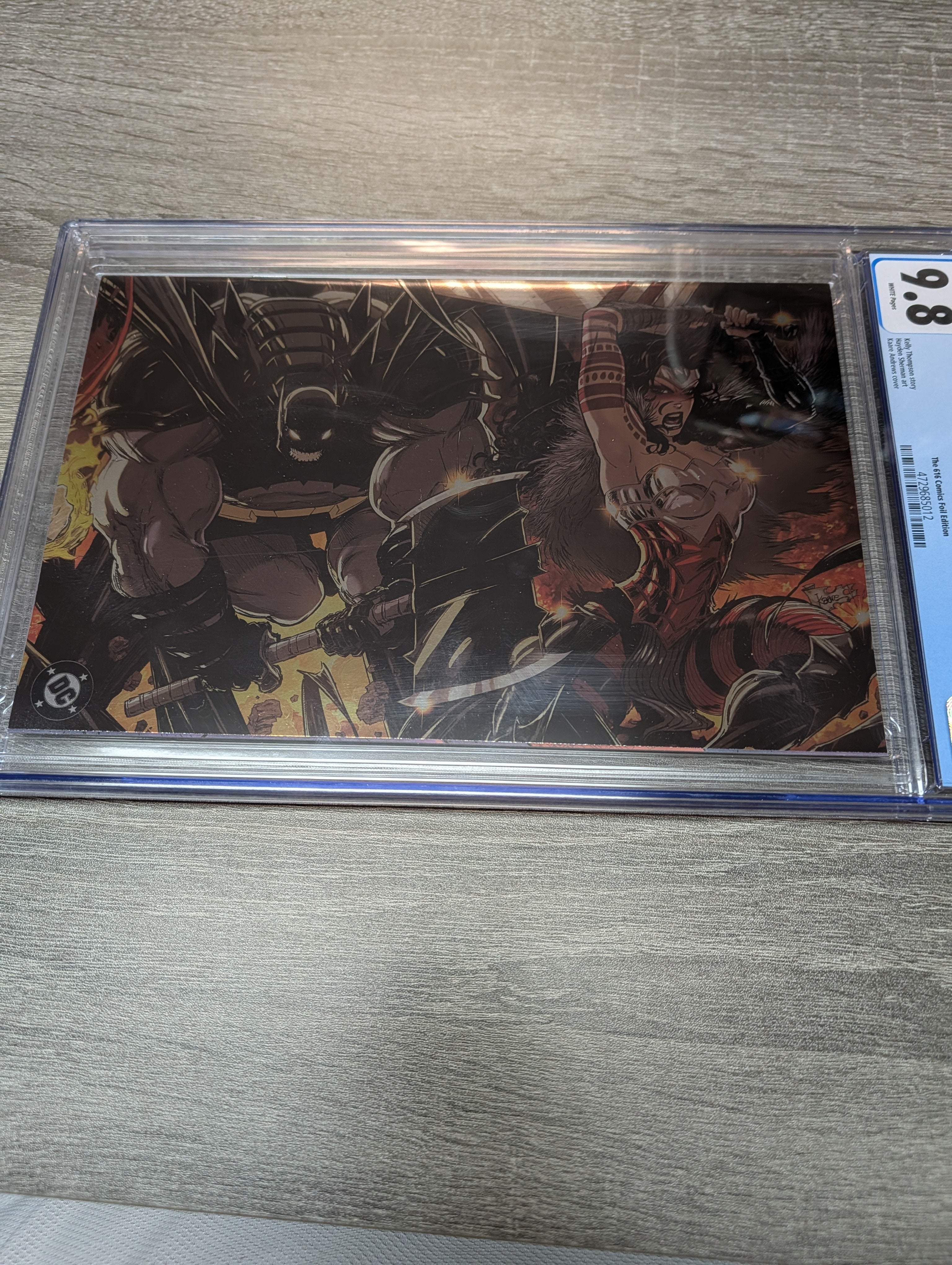 Absolute Wonder Woman #4 Kaare Andrews 616 Comics Foil Virgin Variant Ltd 1000 CGC Graded 9.8 - DC Comics