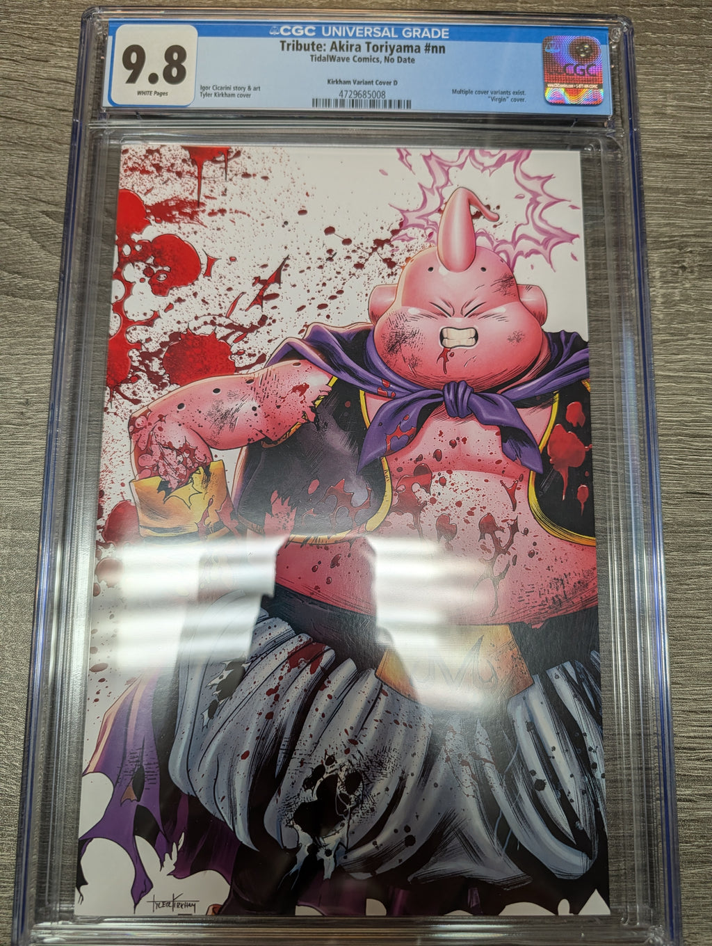 TRIBUTE: Akira Toriyama - Buu Tyler Kirkham Battle Damage NYCC 2025 Exclusive CGC Graded 9.8