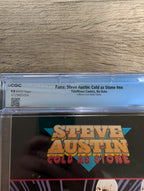 NYCC 2024 EXCLUSIVE FAME: Stone Cold Steve Austin Smoking Skull Snake Skin Embossed Metal Cover - Matthew Waite - 1 of 10