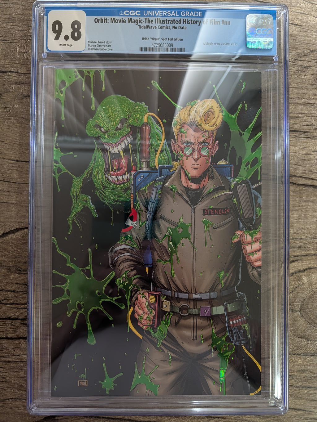 EGON 'Ooze Splash' Orbit: History of Movies - Jonathan Uribe - CGC 9.8 - #55 of 60 - with COA