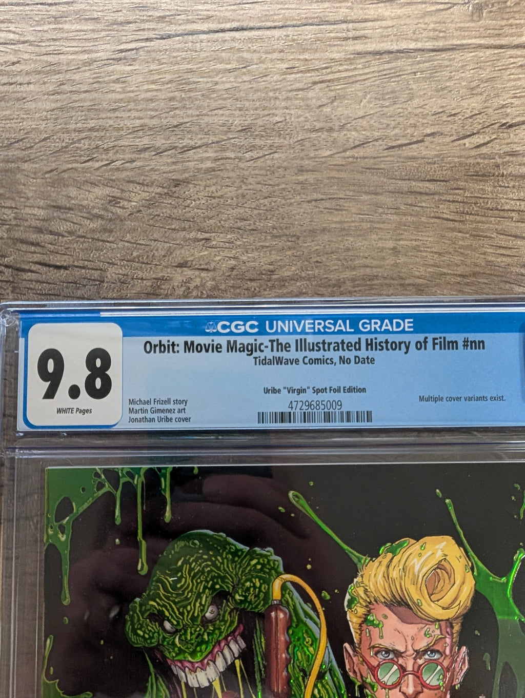 EGON 'Ooze Splash' Orbit: History of Movies - Jonathan Uribe - CGC 9.8 - #55 of 60 - with COA