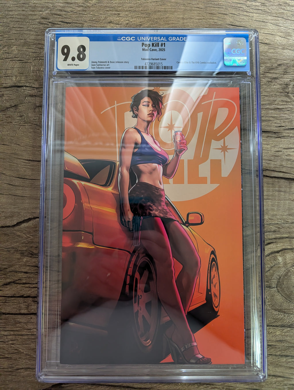 Pop Kills #1 Exclusive Variant - Ivan Talavera - Limited to 100 Copies - CGC 9.8