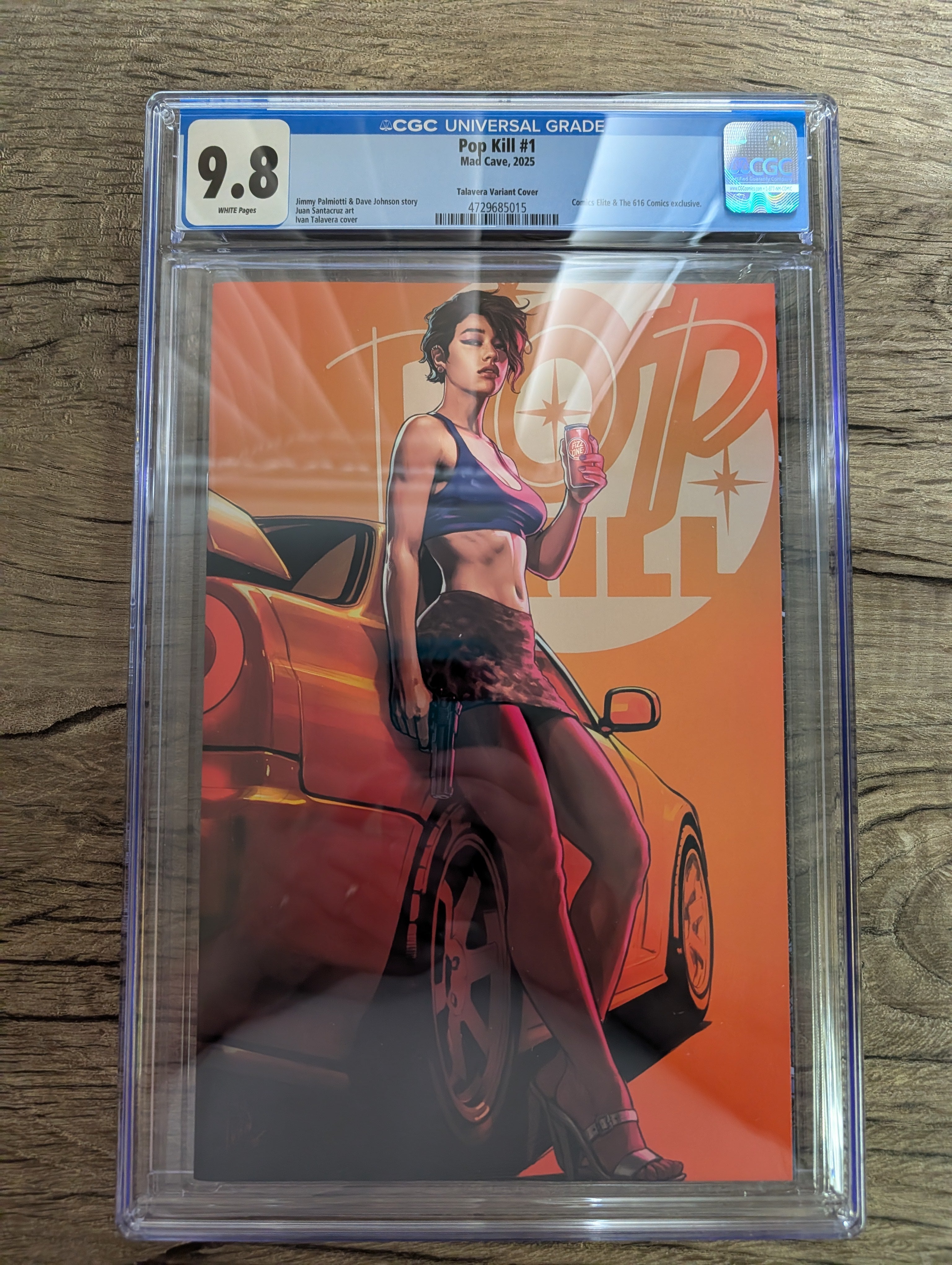 Pop Kills #1 Exclusive Variant - Ivan Talavera - Limited to 100 Copies - CGC 9.8