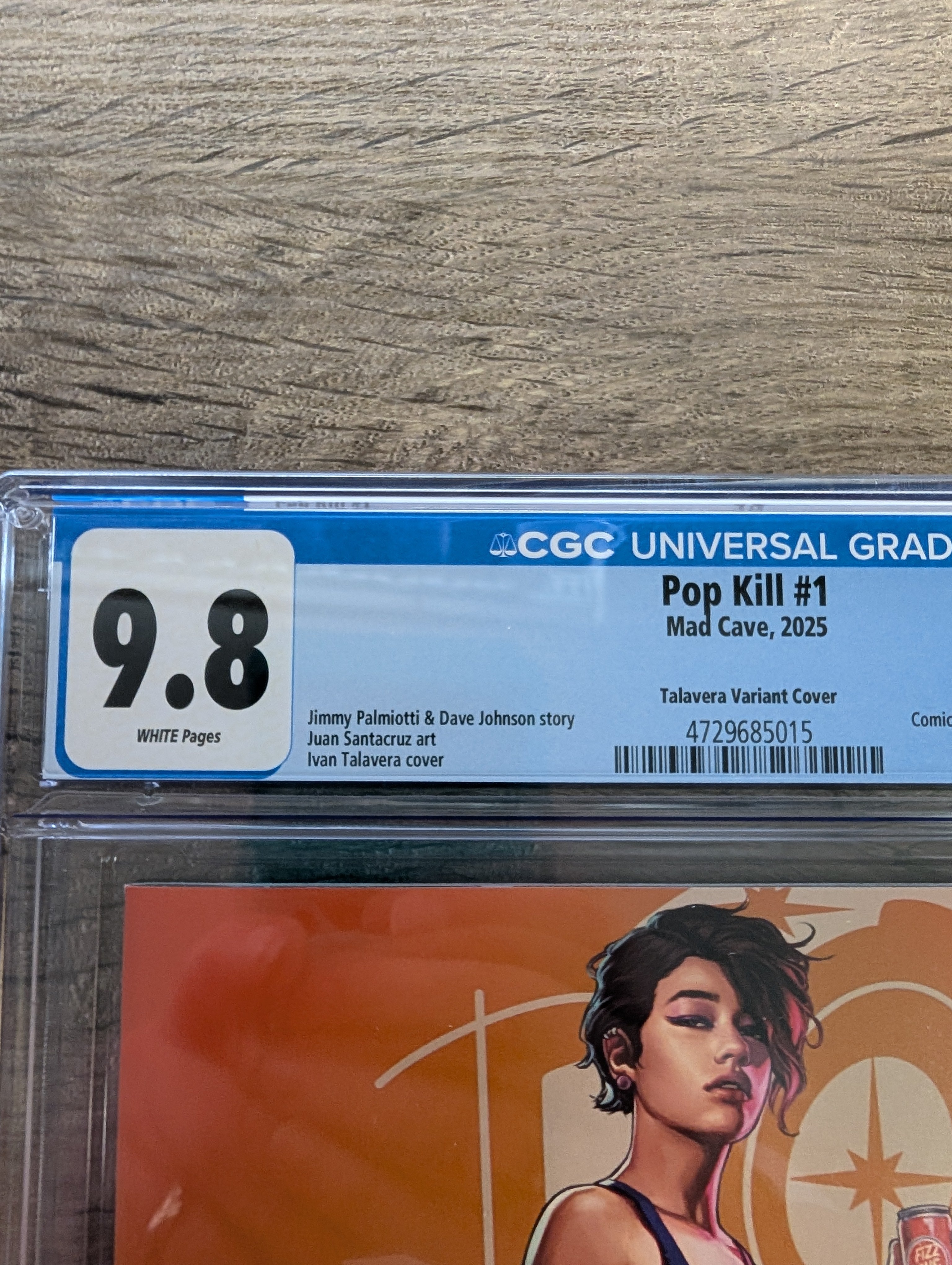Pop Kills #1 Exclusive Variant - Ivan Talavera - Limited to 100 Copies - CGC 9.8