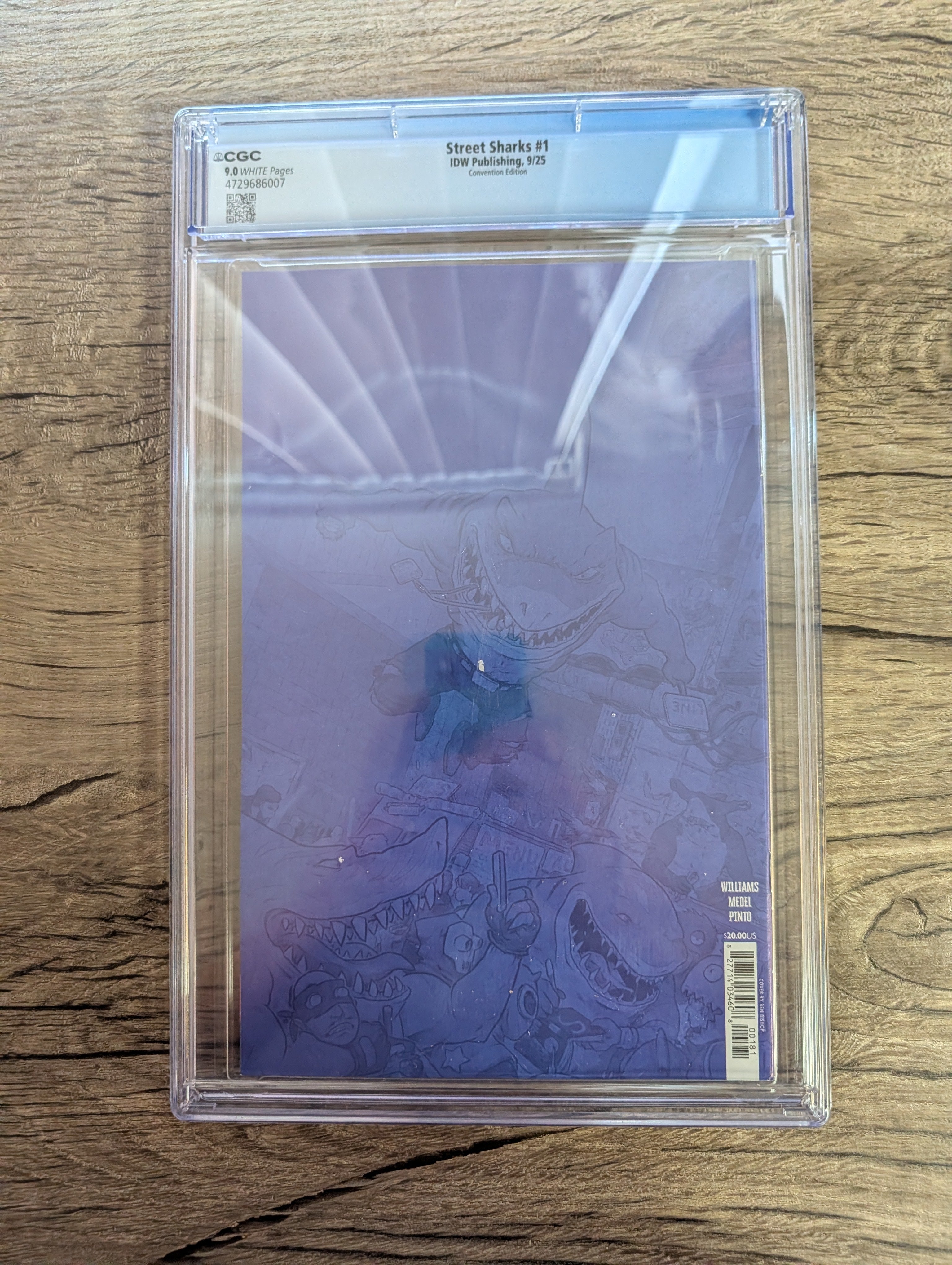 Street Sharks #1 NYCC Exclusive + IDW Exclusive Variant CGC Graded 9.0 / 9.8 - IDW Publishing