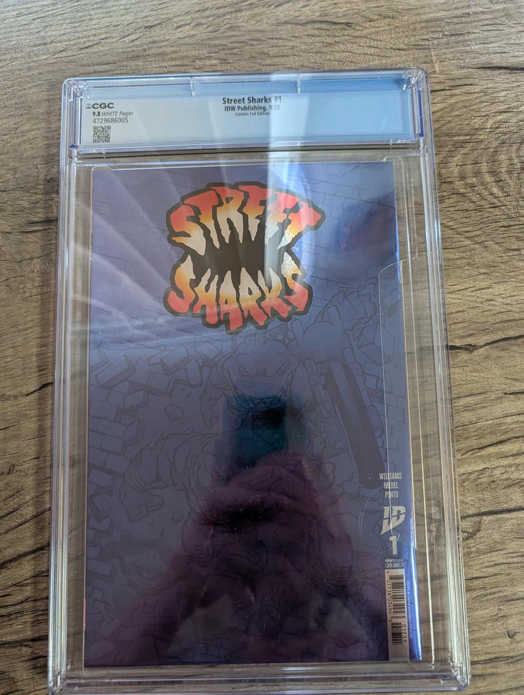 Street Sharks #1 NYCC Exclusive + IDW Exclusive Variant CGC Graded 9.0 / 9.8 - IDW Publishing