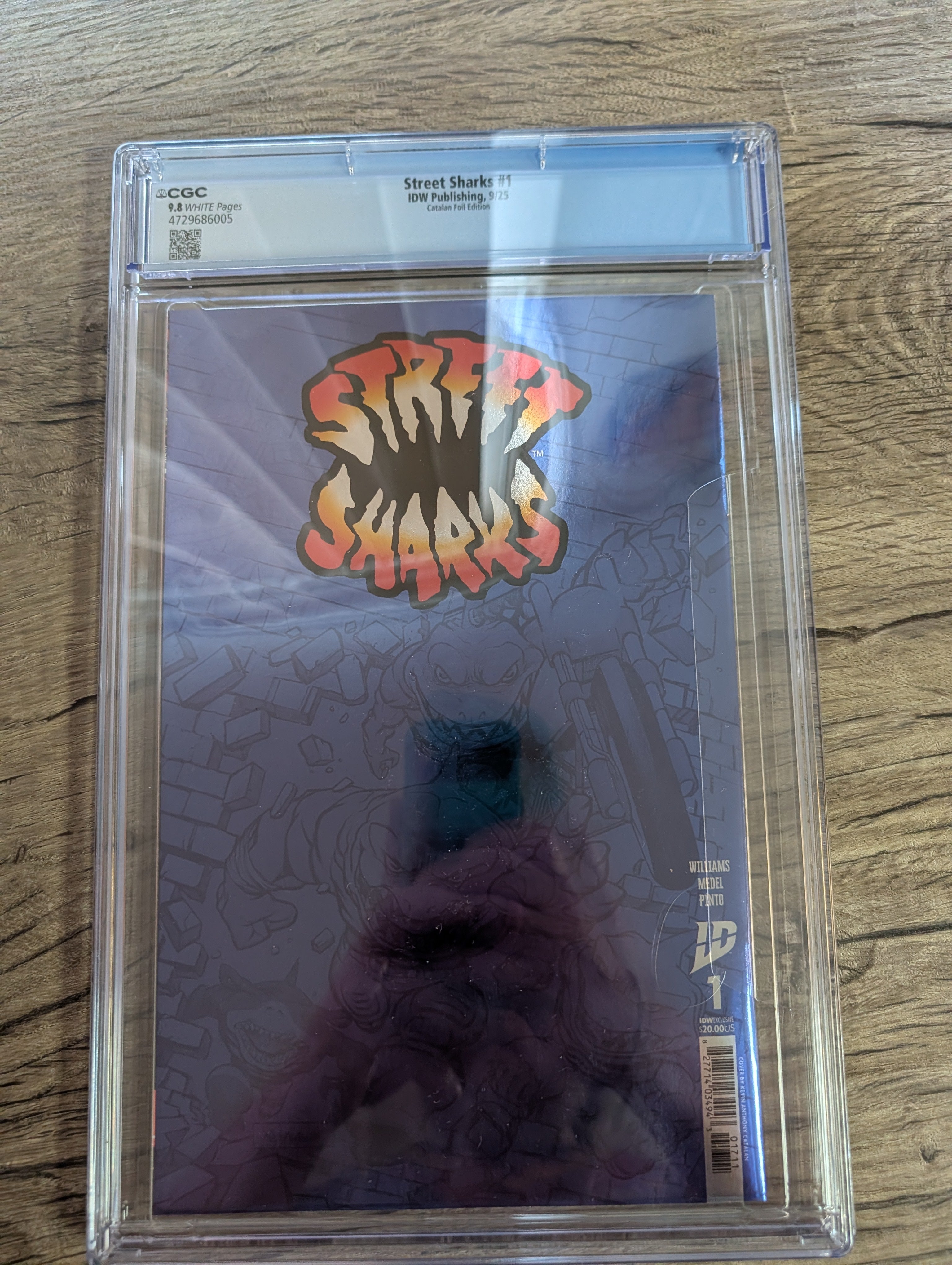 Street Sharks #1 NYCC Exclusive + IDW Exclusive Variant CGC Graded 9.0 / 9.8 - IDW Publishing
