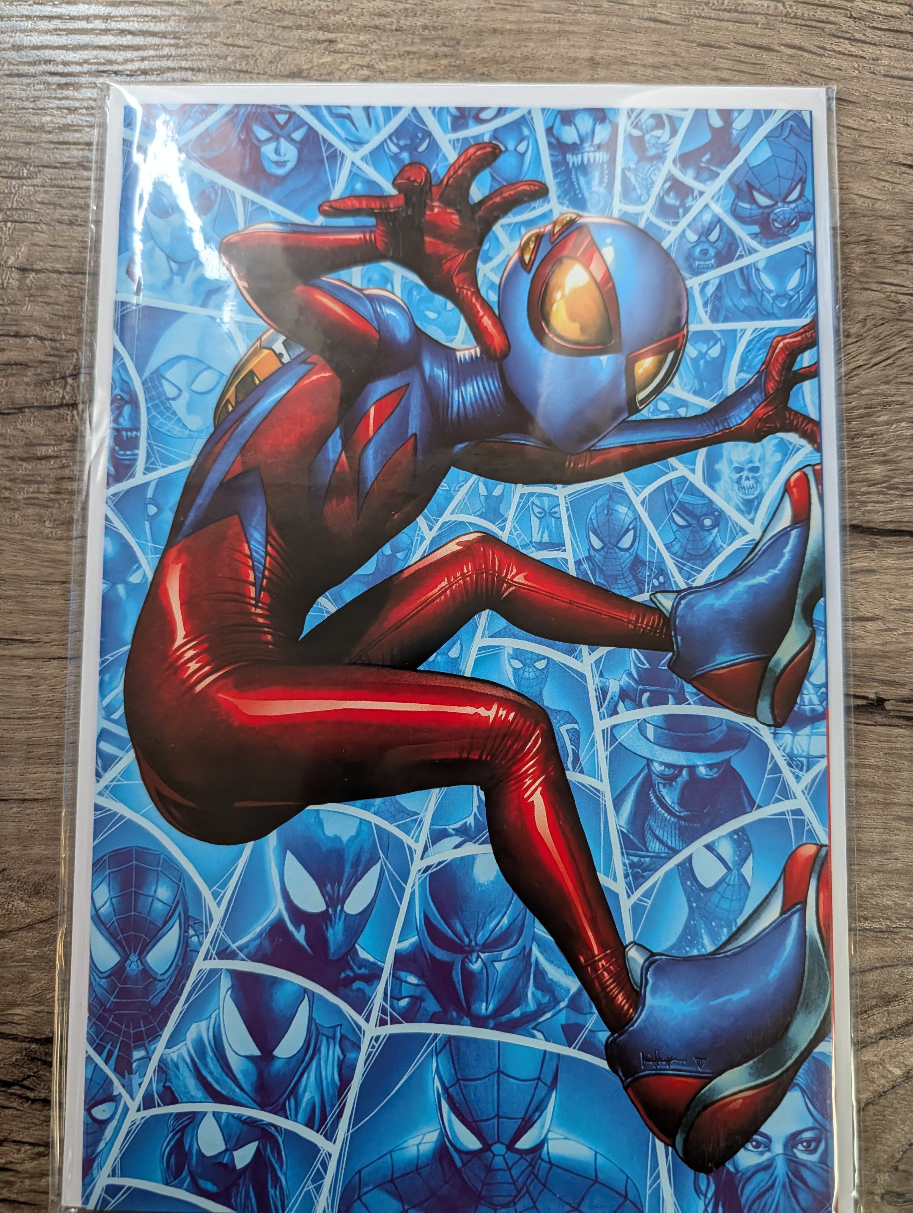 Spider-Boy #1 - Blue Mystery Variant - Mico Suayan (Marvel Comics)
