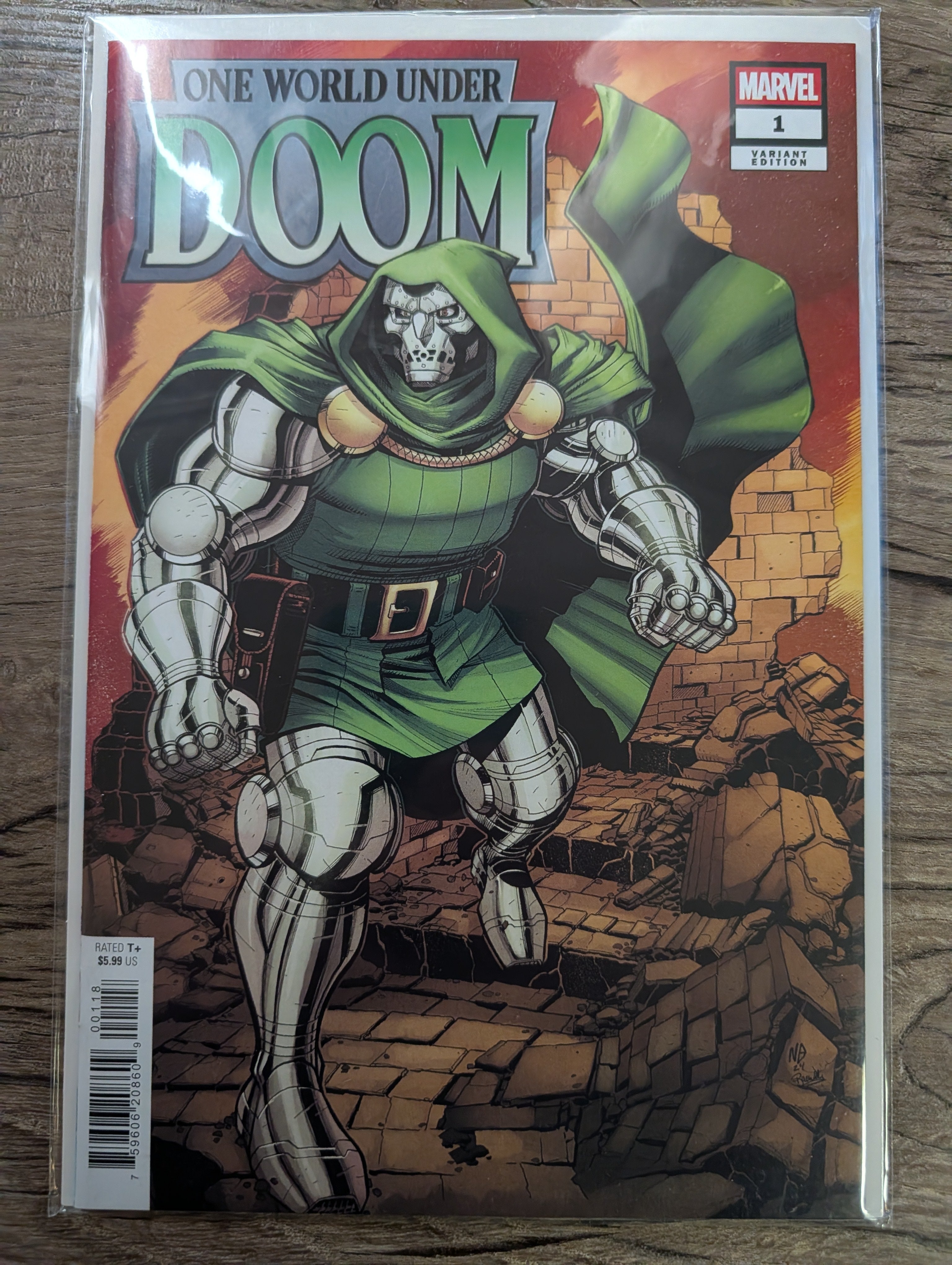 One World Under Doom #1 - Nick Bradshaw 1:25 Ratio Variant (Marvel Comics)
