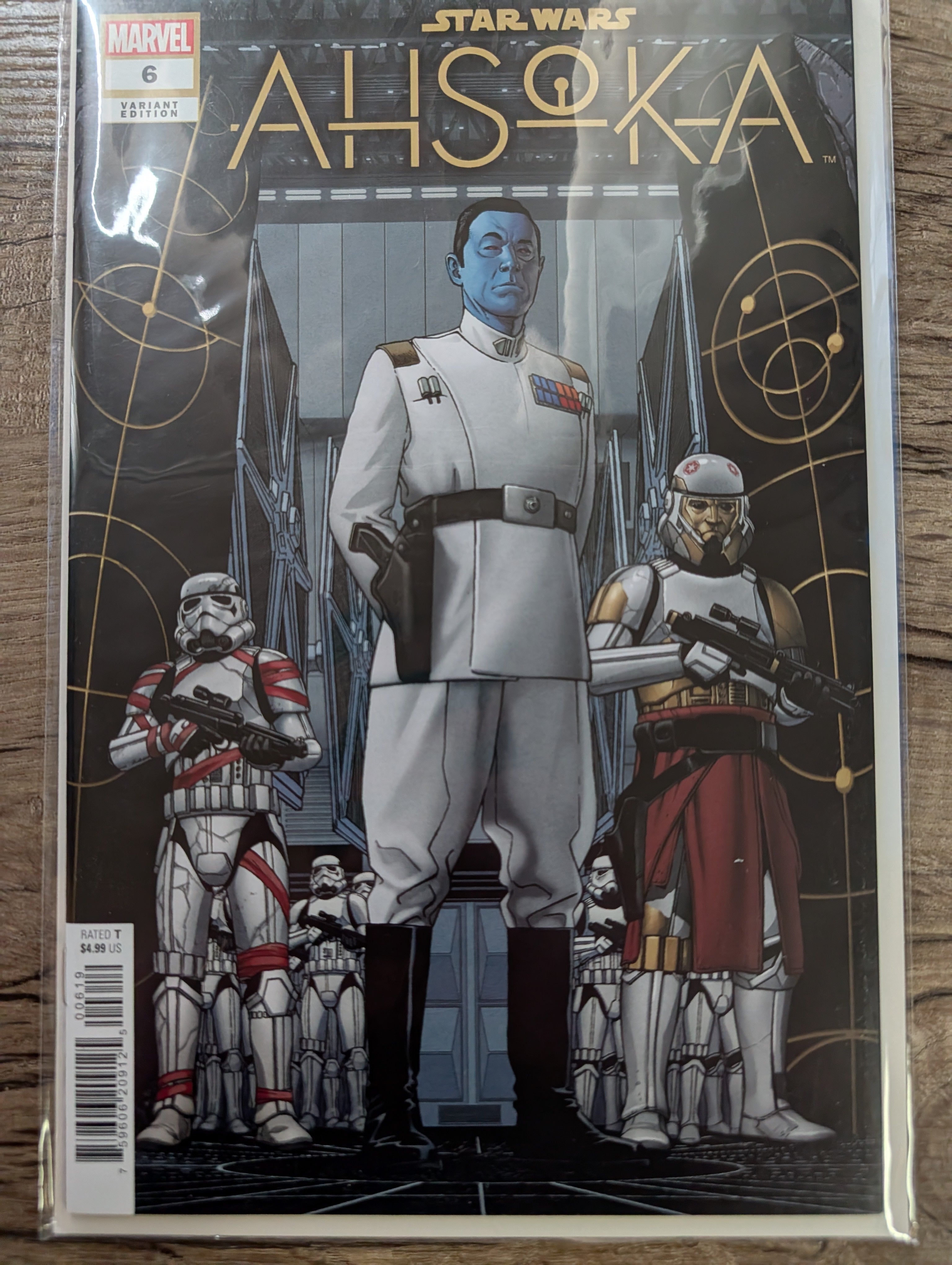 Star Wars: Ahsoka #6 - Ramon Rosanas 1:25 Ratio Variant (Marvel Comics)