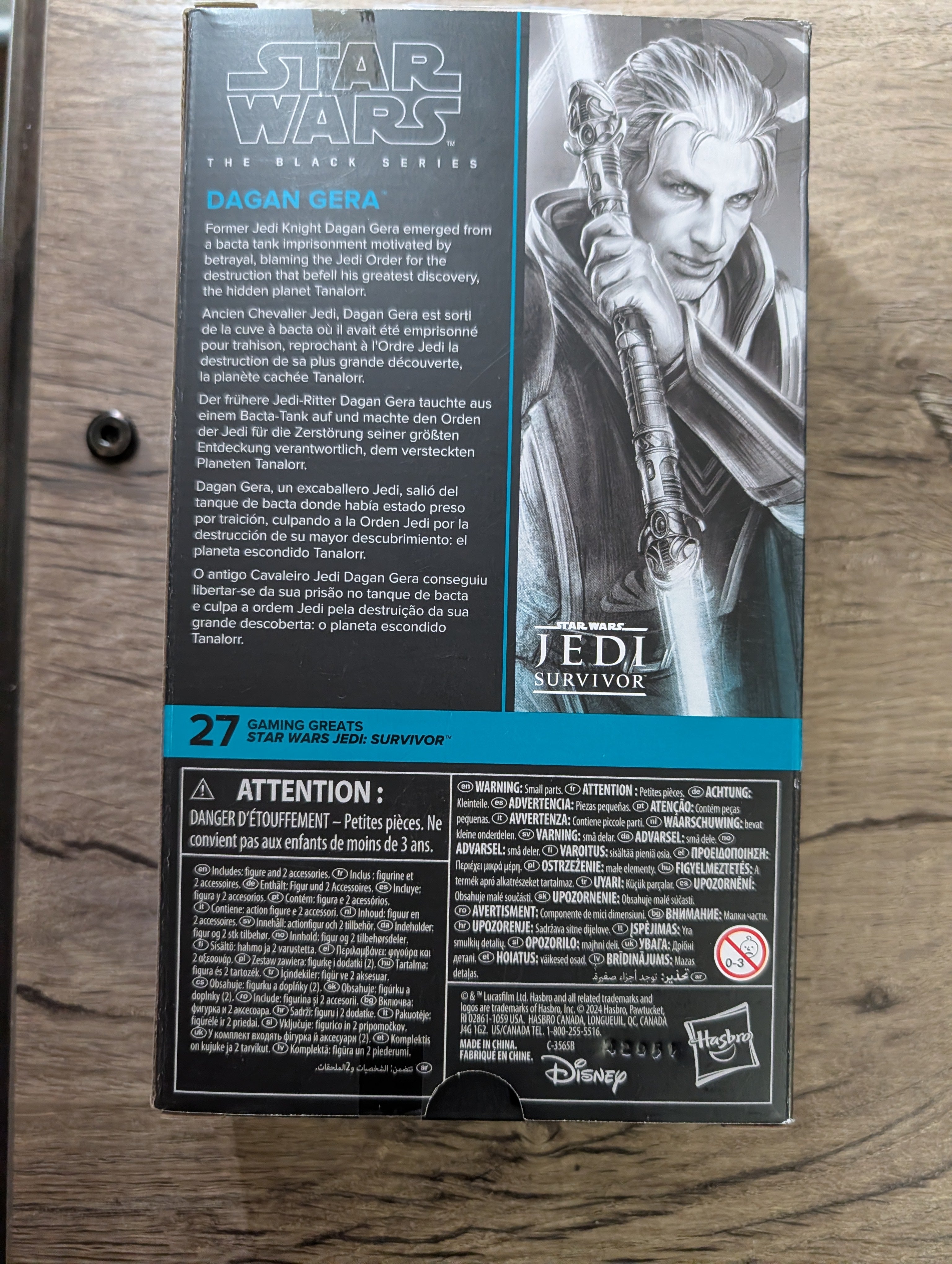 Star Wars The Black Series 5-Figure Lot - Q9-0, Moff Gideon, The Armorer, Dagan Gera, Nue Assassin (New in Box)