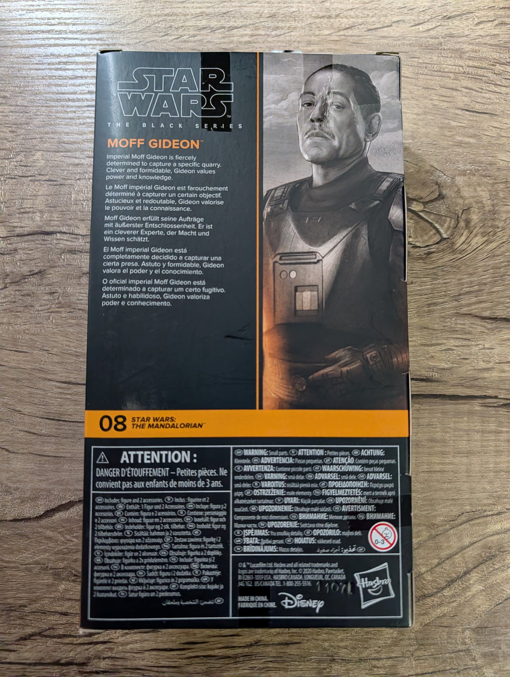 Star Wars The Black Series 5-Figure Lot - Q9-0, Moff Gideon, The Armorer, Dagan Gera, Nue Assassin (New in Box)